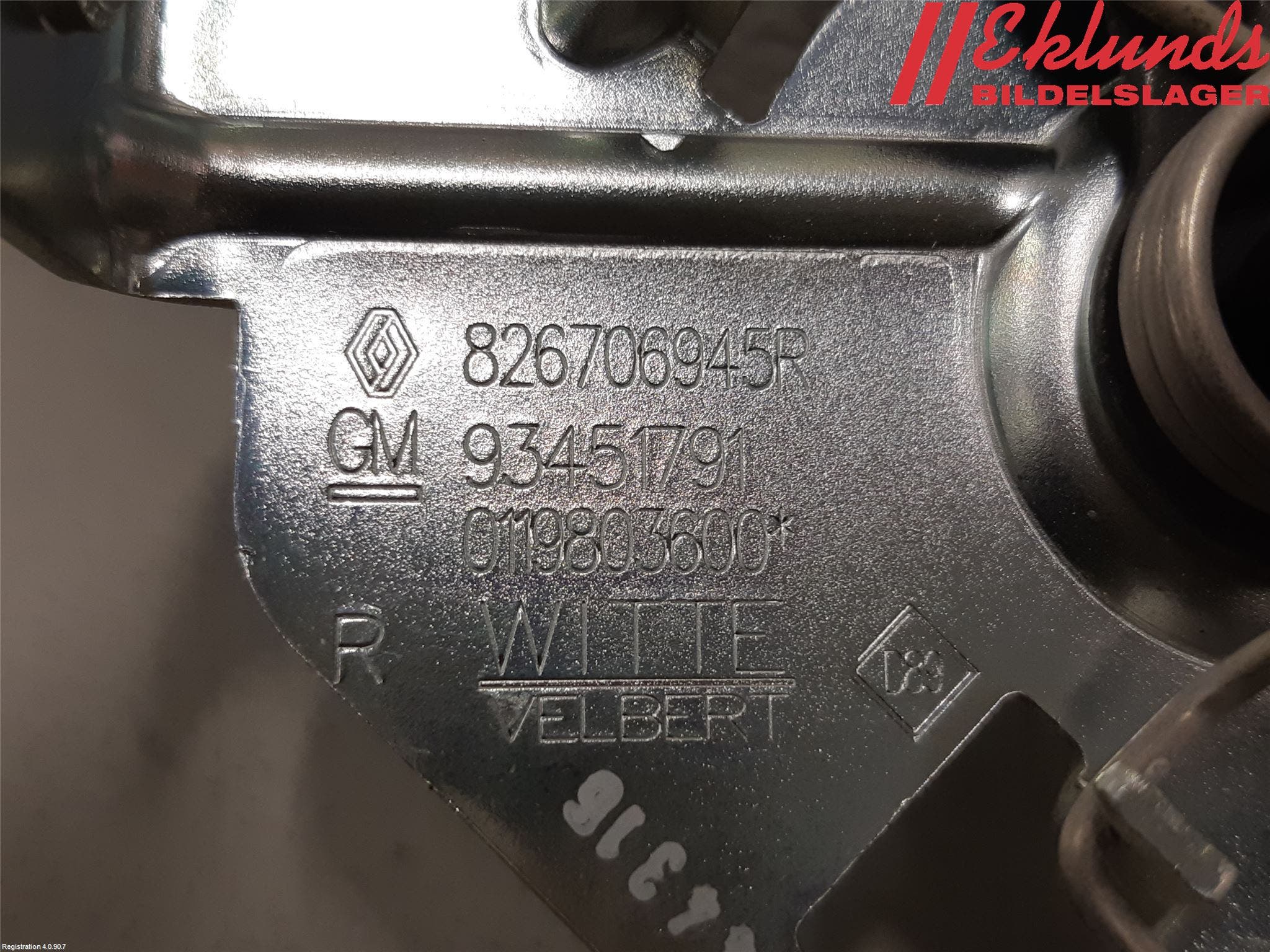 Opel VIVARO 15-19 Dörrhandtag Inre Hö