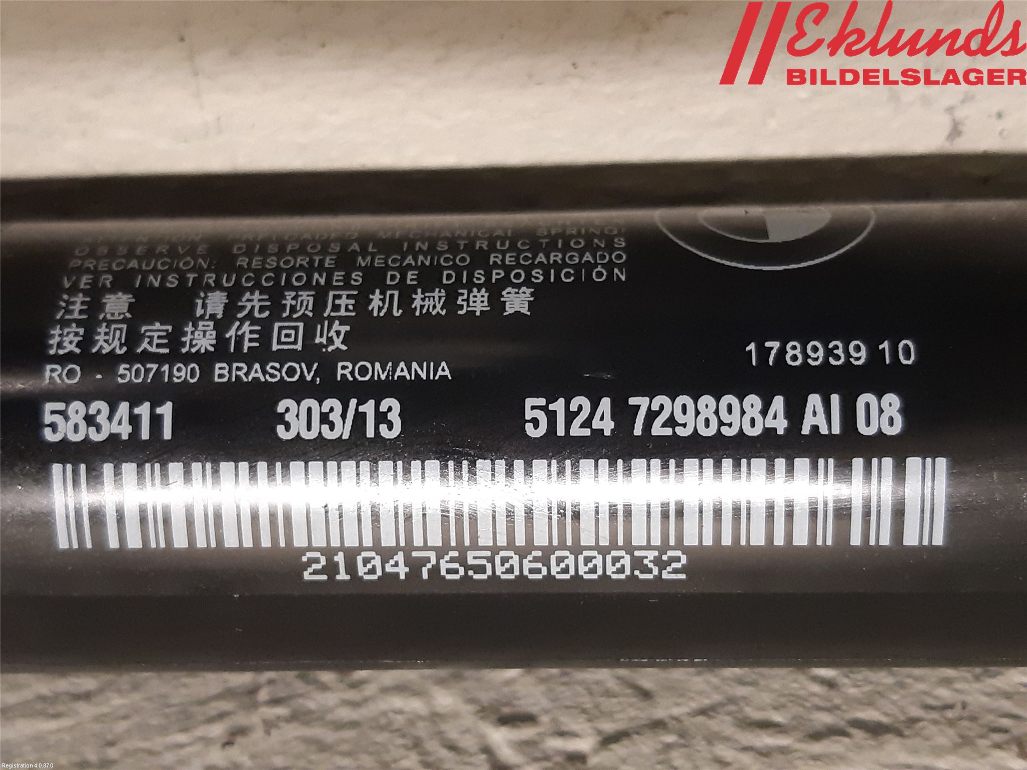 BMW 3 F30/F31/F80 12-19 Bakluckeöppnare Automatisk