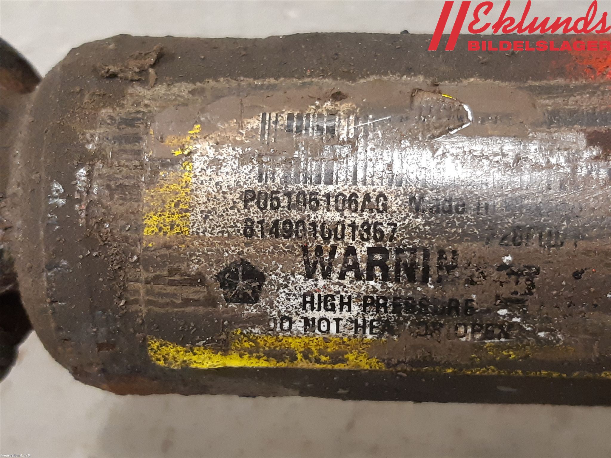 Dodge CALIBER Fjäderben Bak Vänster