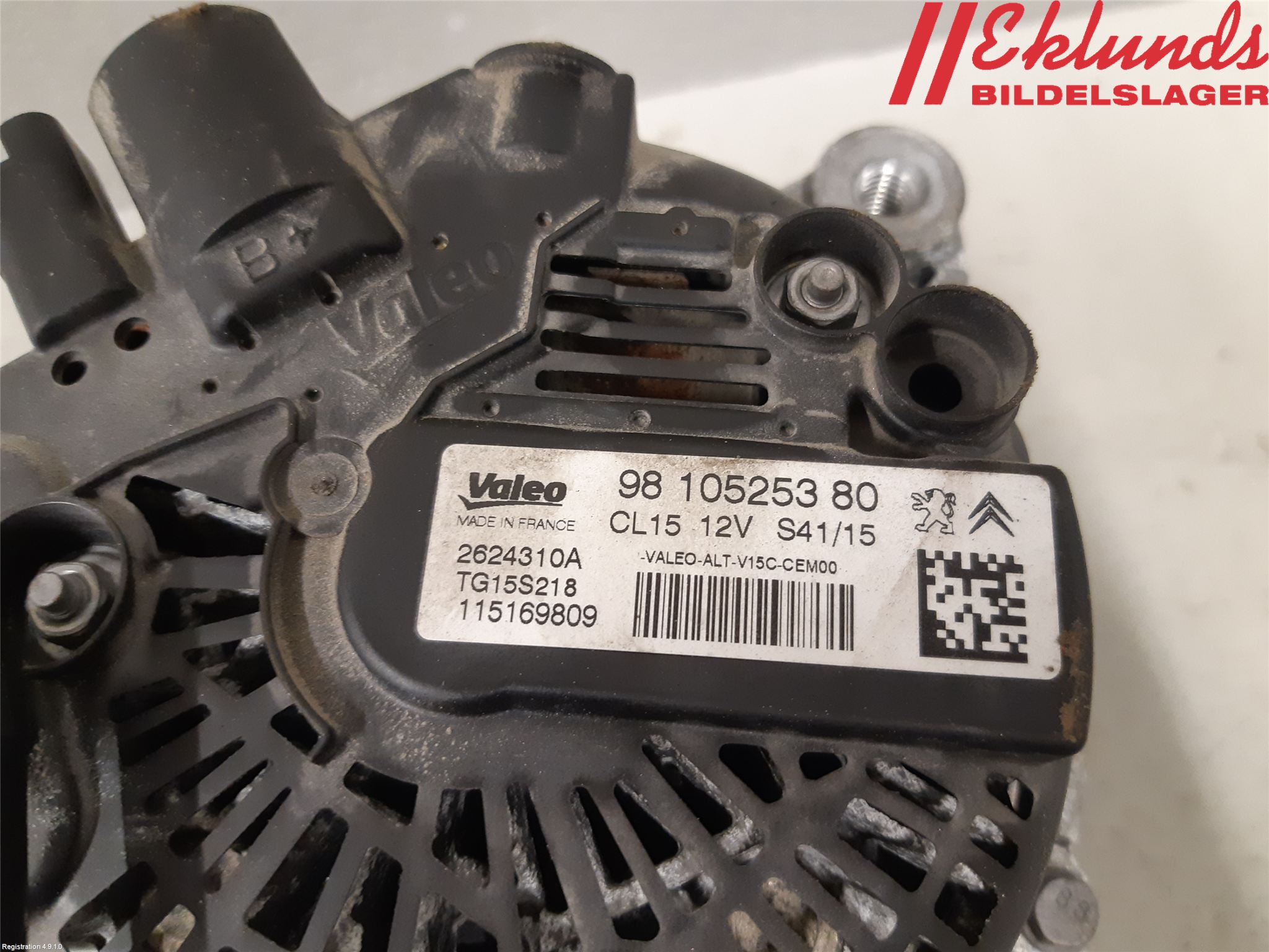 Citroen BERLINGO 08-18 Generator