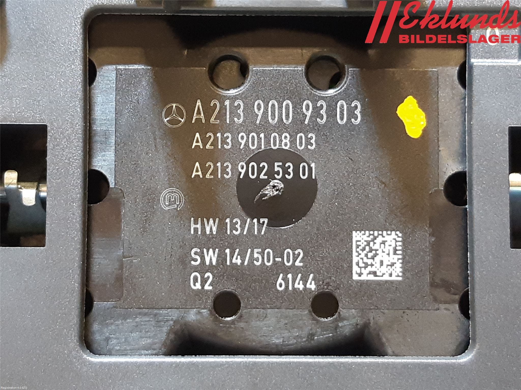 Mercedes-Benz MB E-KLASS (W213) 16-23 Strömställare Färddator