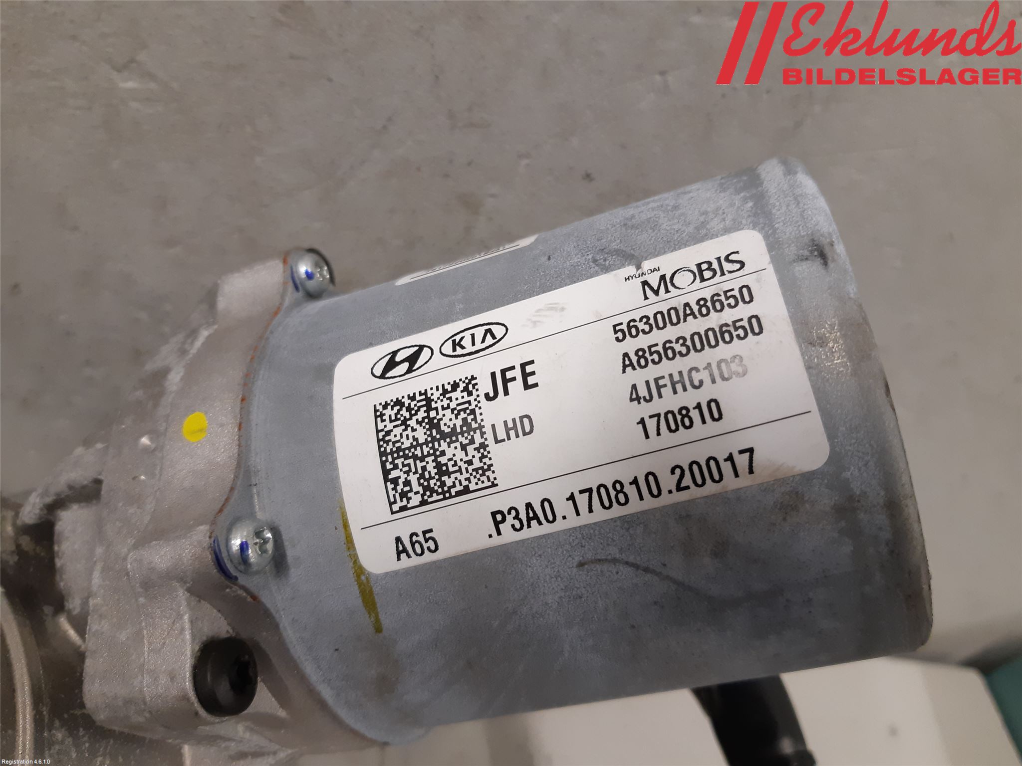 Kia OPTIMA 16-20 Rattaxelagg Med Inb Servo