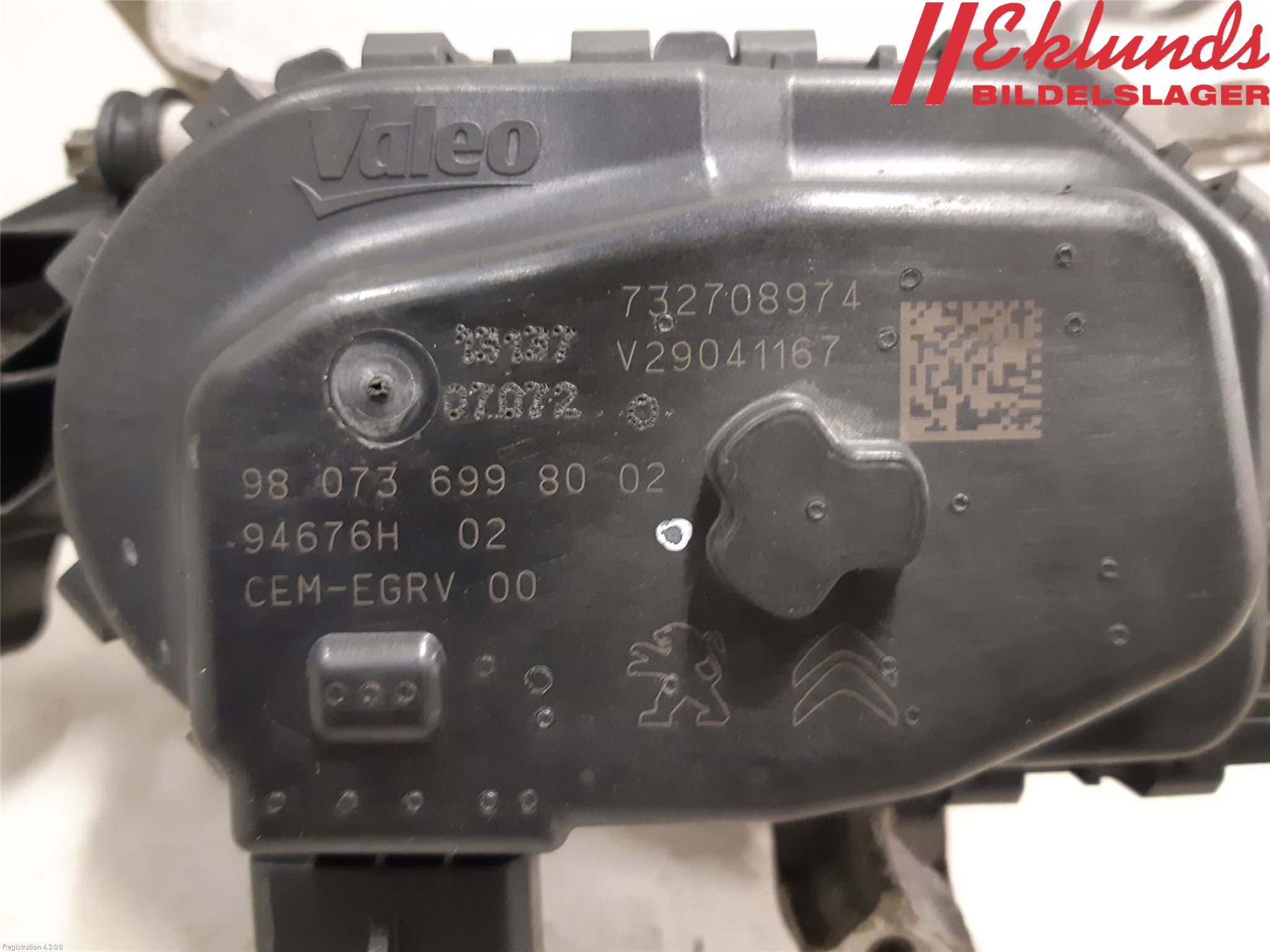 Peugeot PARTNER 16-18 Egr Ventil