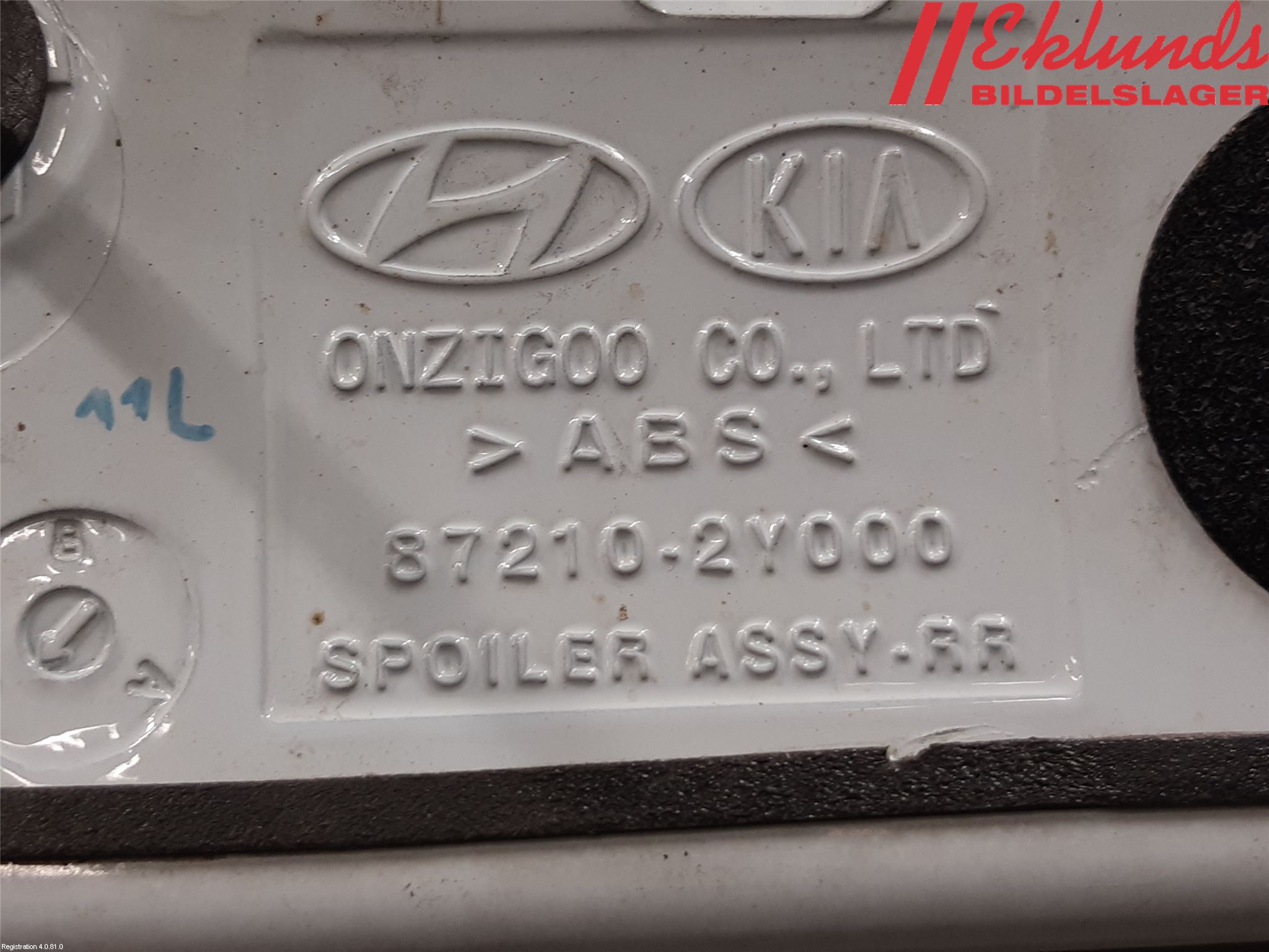 Hyundai ix35 Spoiler Baklucka