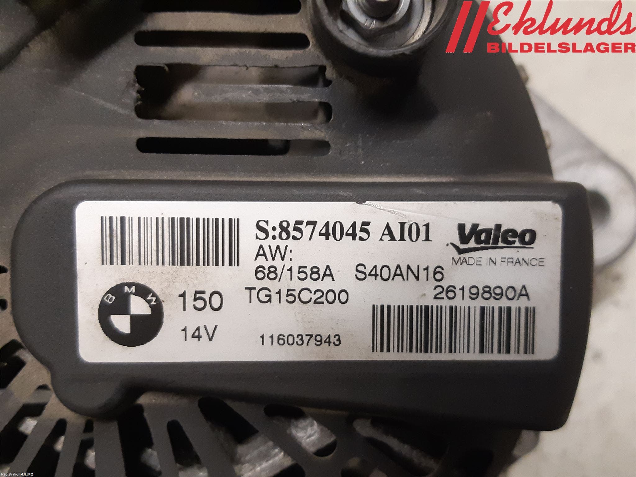 Toyota AVENSIS 16-18 Generator
