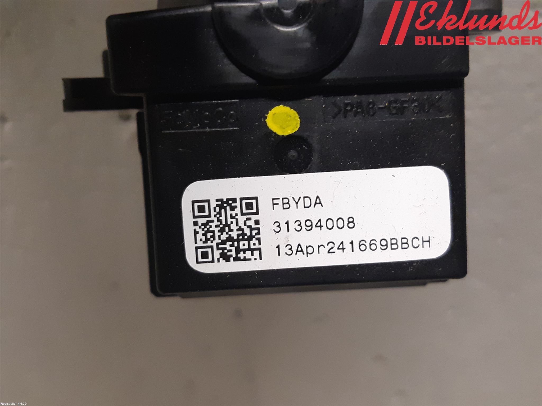 Volvo V70 14-16 Spak Torkar-Spolomk