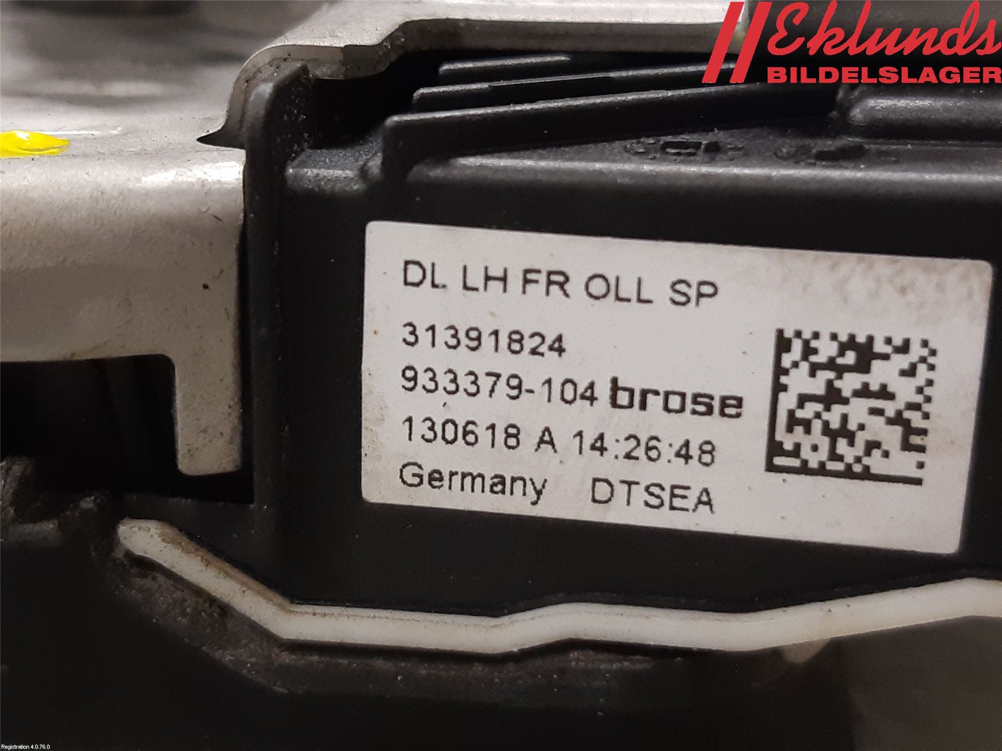 Volvo V40 12-19 Låskista-Dörrlås