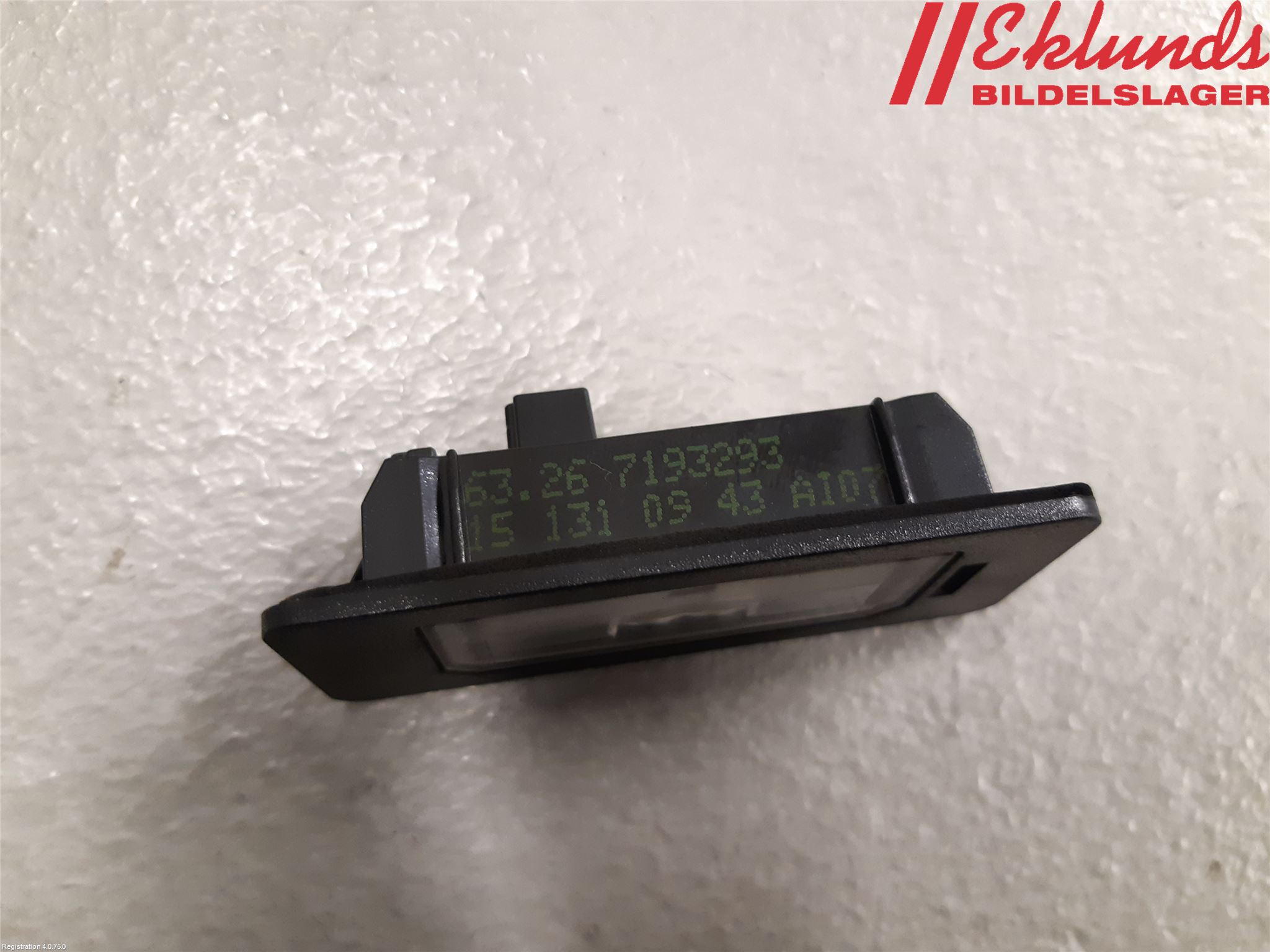 BMW X6 F16 14-19 Skylt Belysning