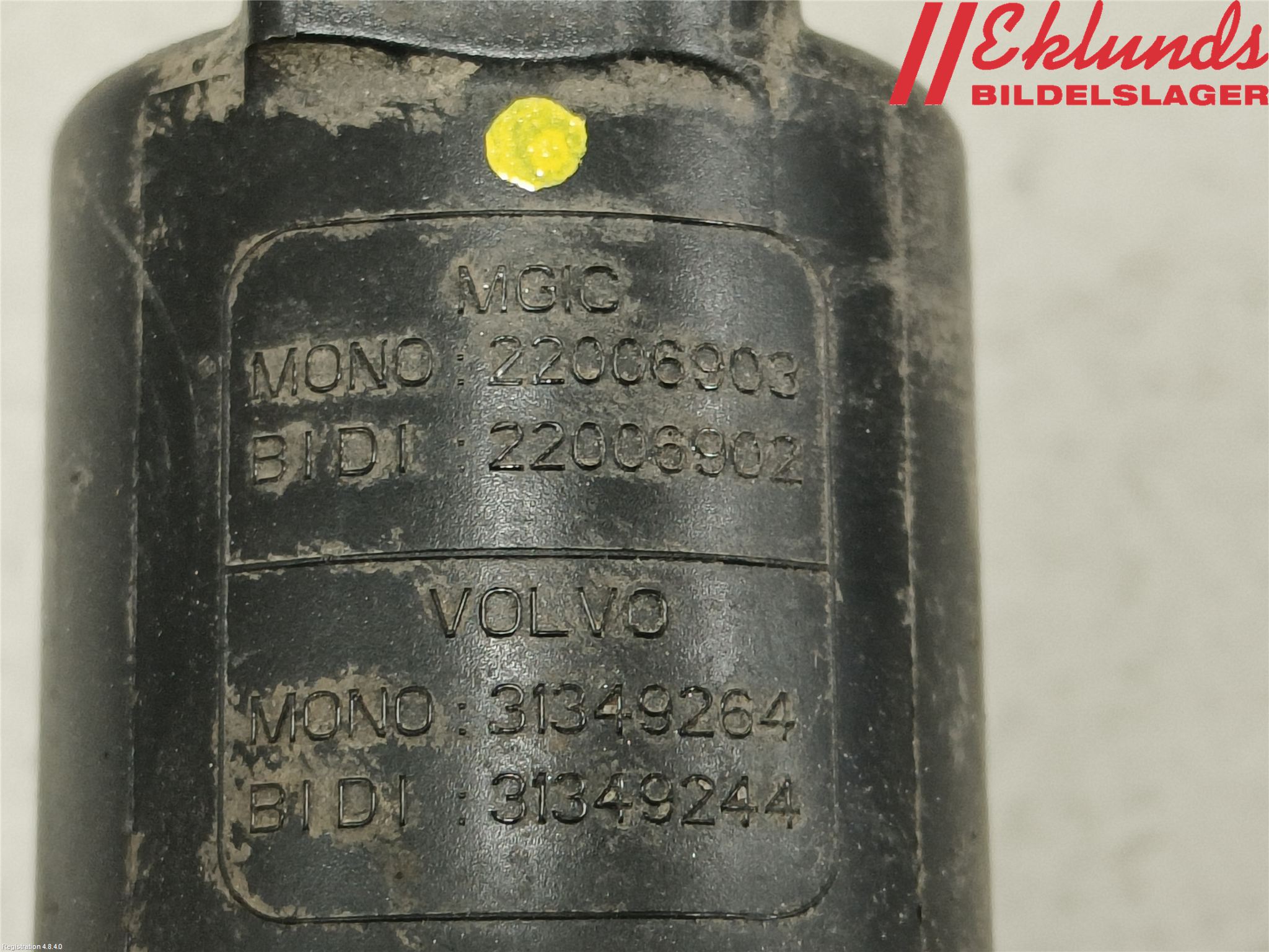 Volvo V60 14-18 Spolarpump Vindruta