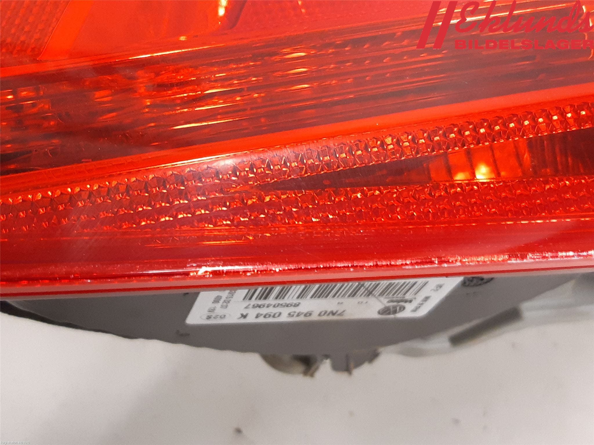 Volkswagen VW SHARAN 11- Bakljus Lucka Hö