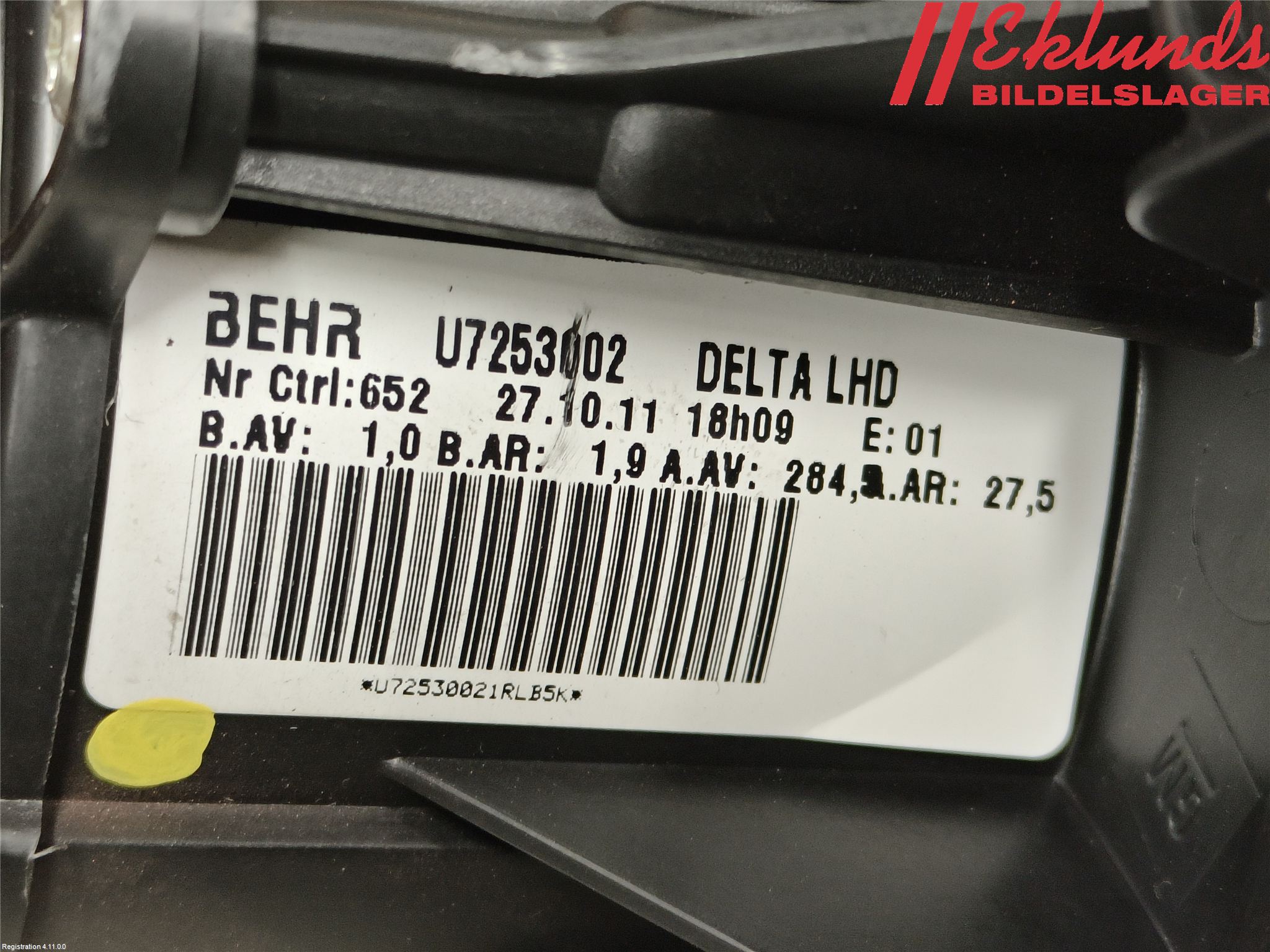 Opel ASTRA J 10-15 Värmefläkt