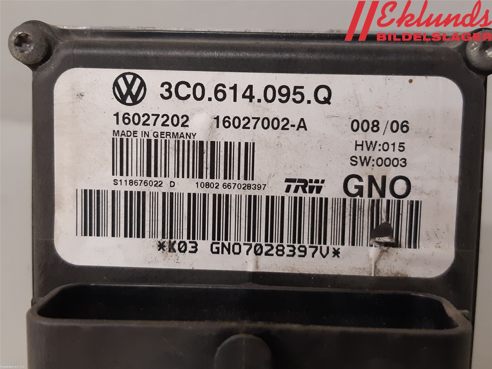 Volkswagen VW PASSAT 05-11 Abs Hydraulaggregat