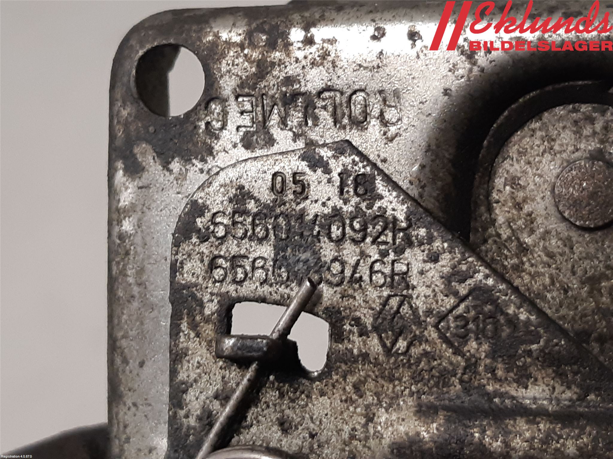 Renault KANGOO II 15-21 Huvlås