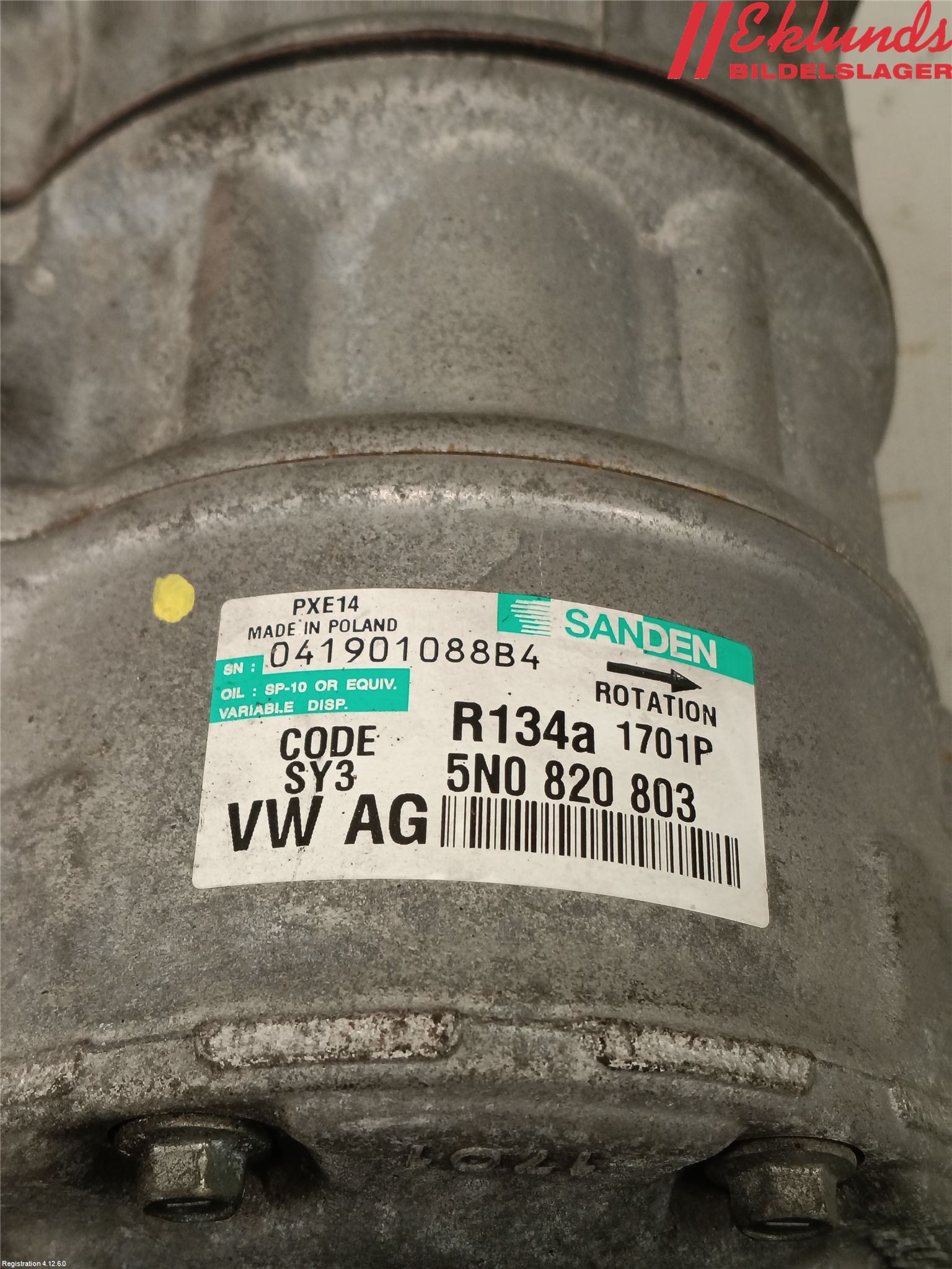 Audi A3/S3 05-13 Ac Kompressor