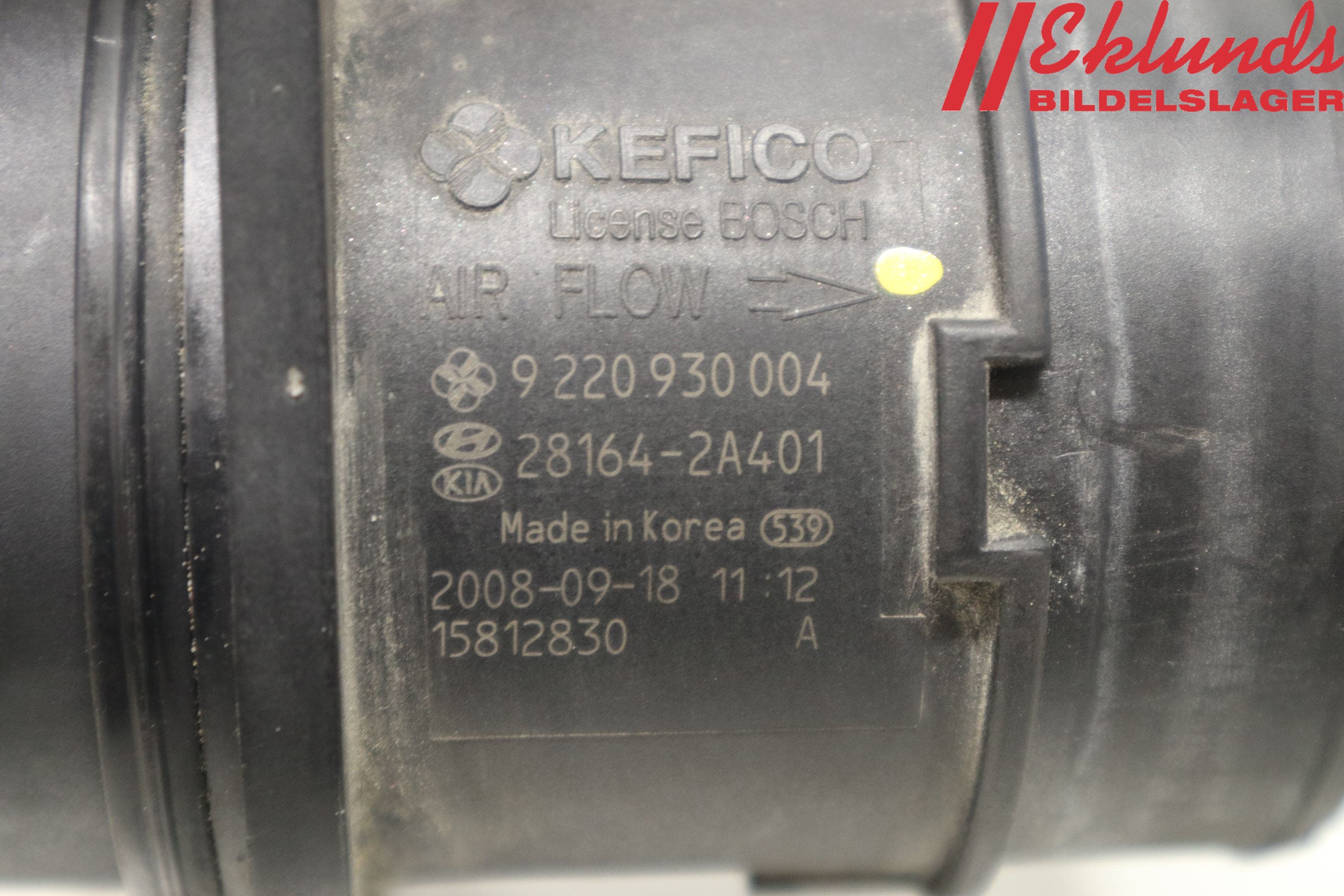 Hyundai i20 PB 09-14 Injluftmassamätare