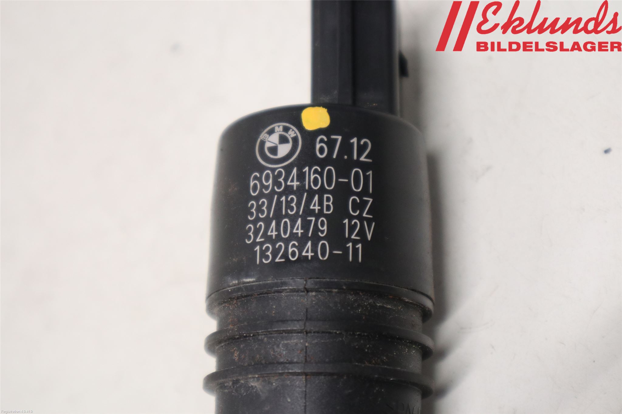 BMW 5 GT F07 09-17 Spolarpump Vindruta