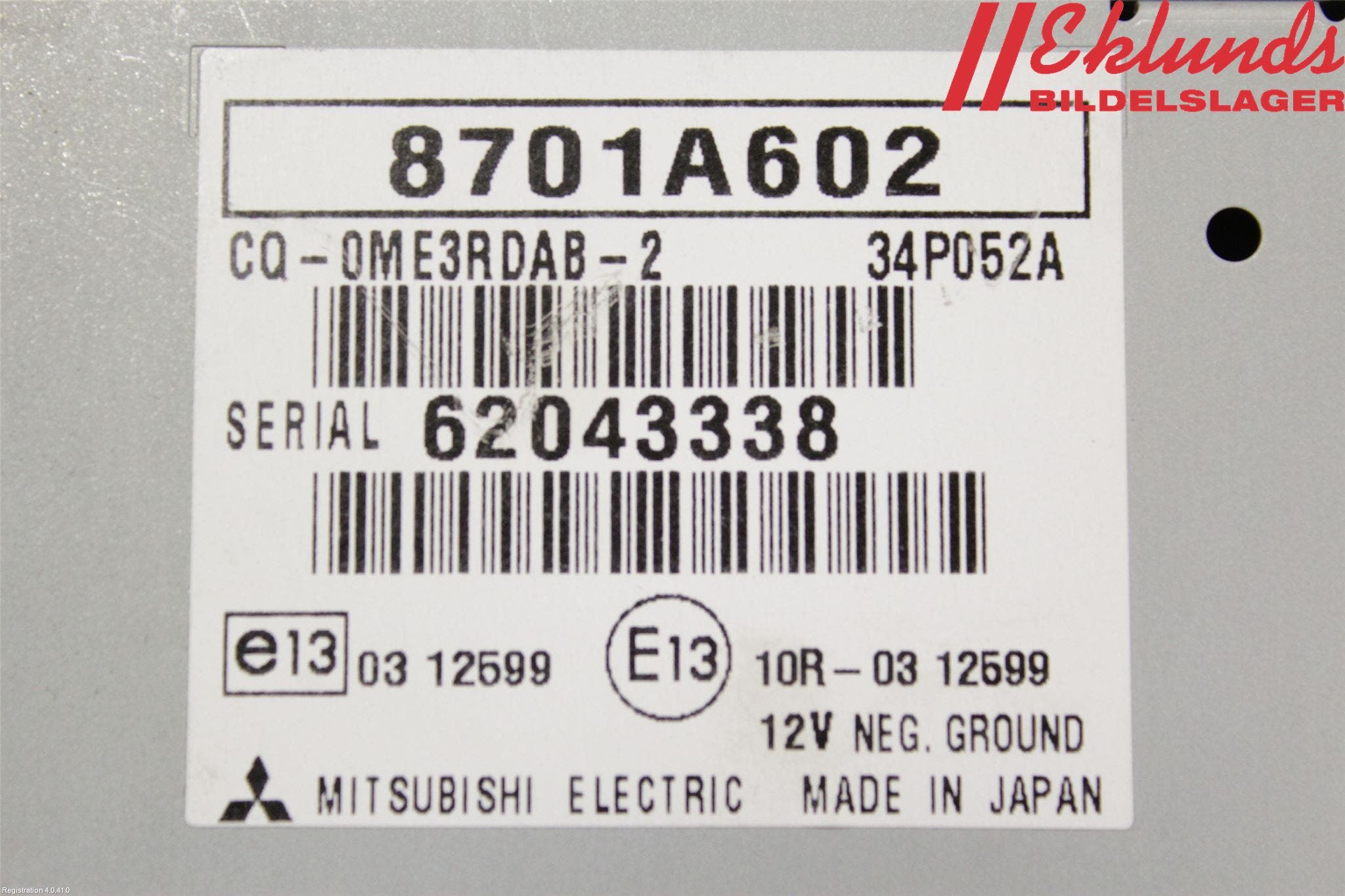 Mitsubishi L200 16-23 Radio Övrigt