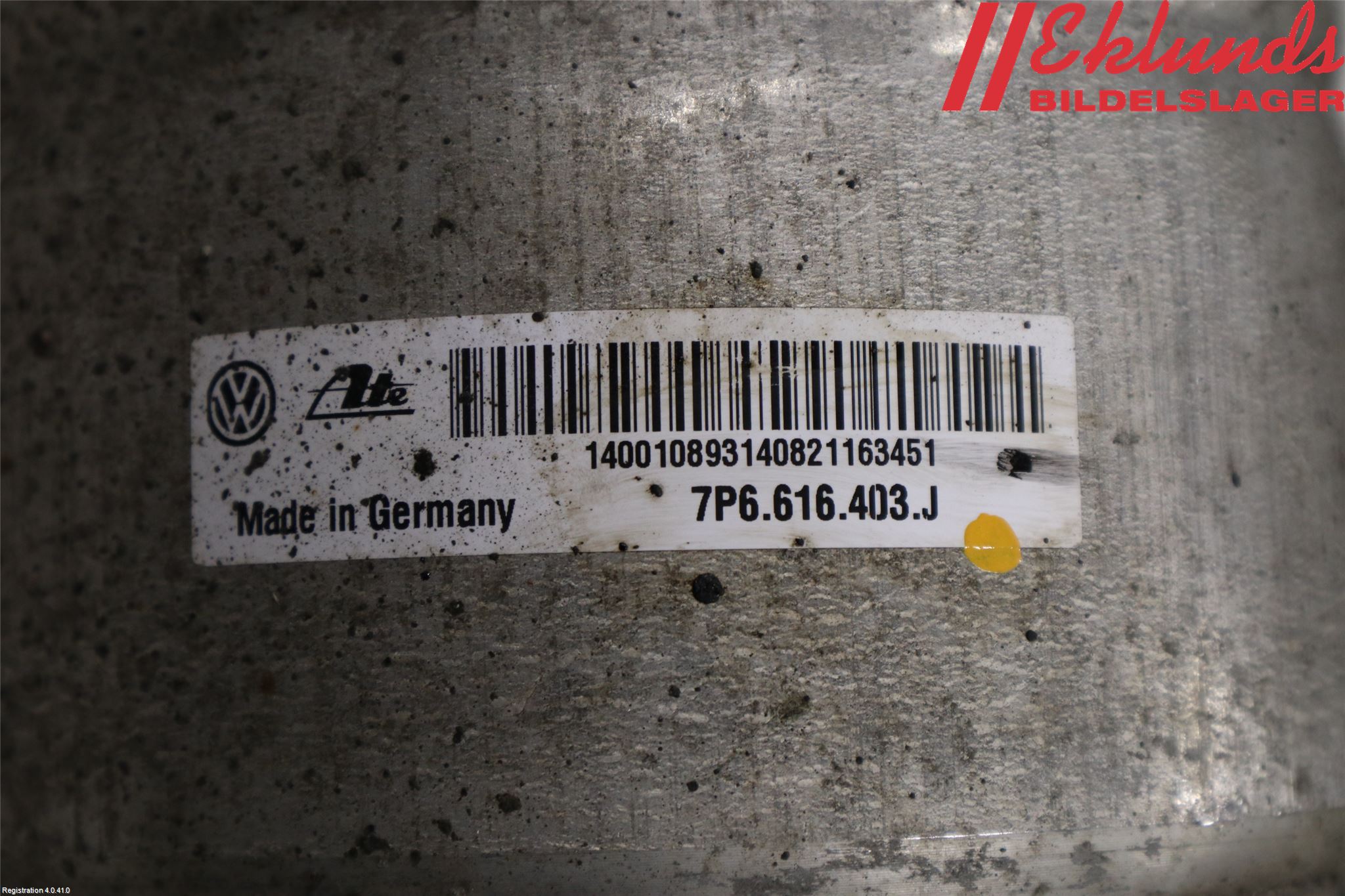 Volkswagen VW TOUAREG 7P 11-18 Fjäderben Fram Vänster