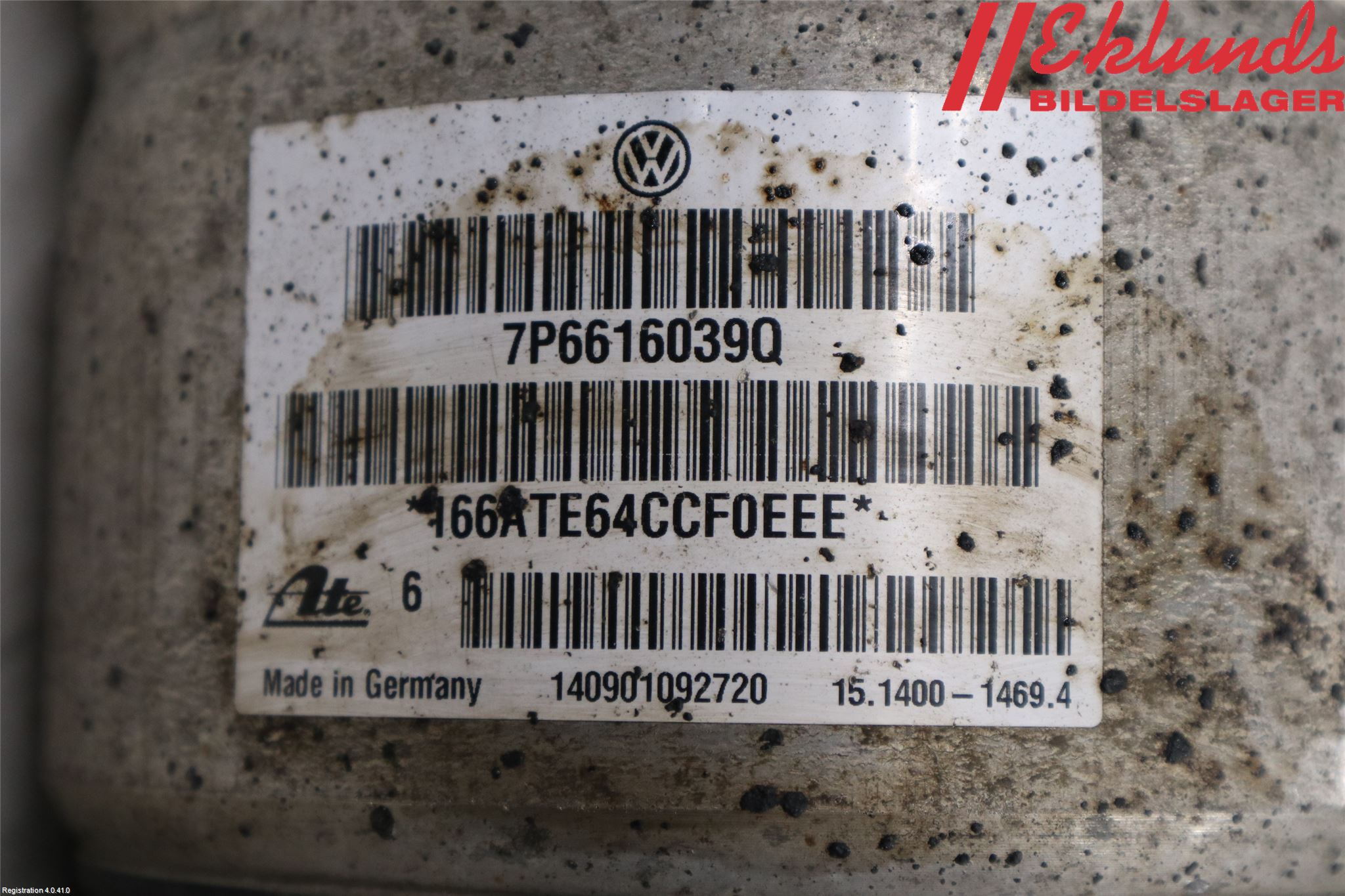 Volkswagen VW TOUAREG 7P 11-18 Fjäderben Fram Vänster