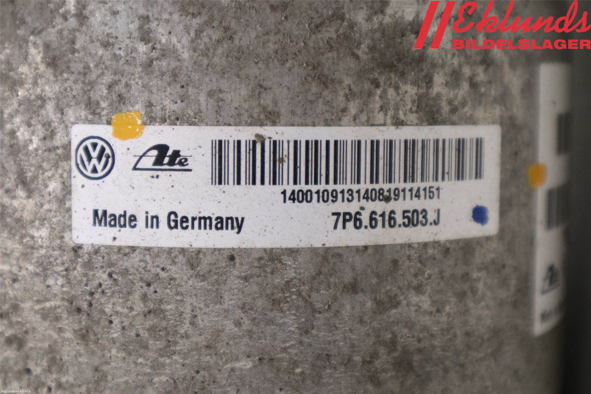 Volkswagen VW TOUAREG 7P 11-18 Fjäderben Bak Vänster