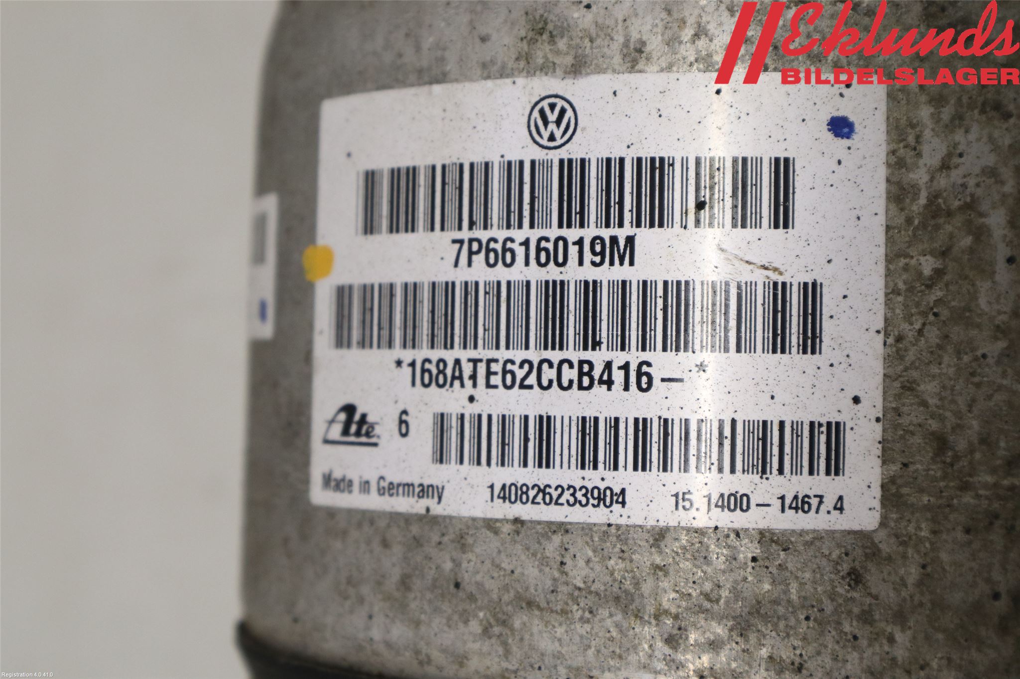 Volkswagen VW TOUAREG 7P 11-18 Fjäderben Bak Vänster