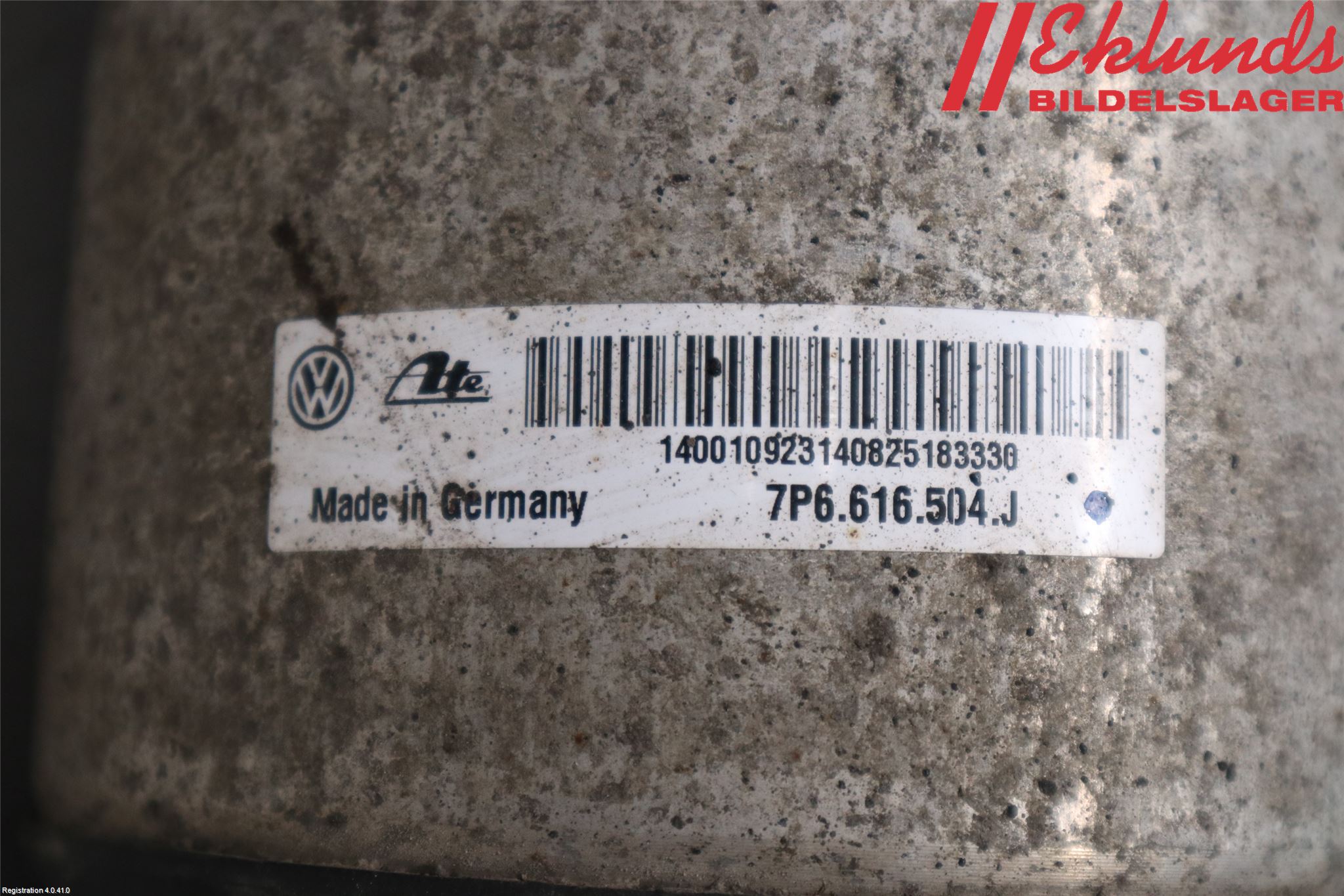 Volkswagen VW TOUAREG 7P 11-18 Fjäderben Bak Höger