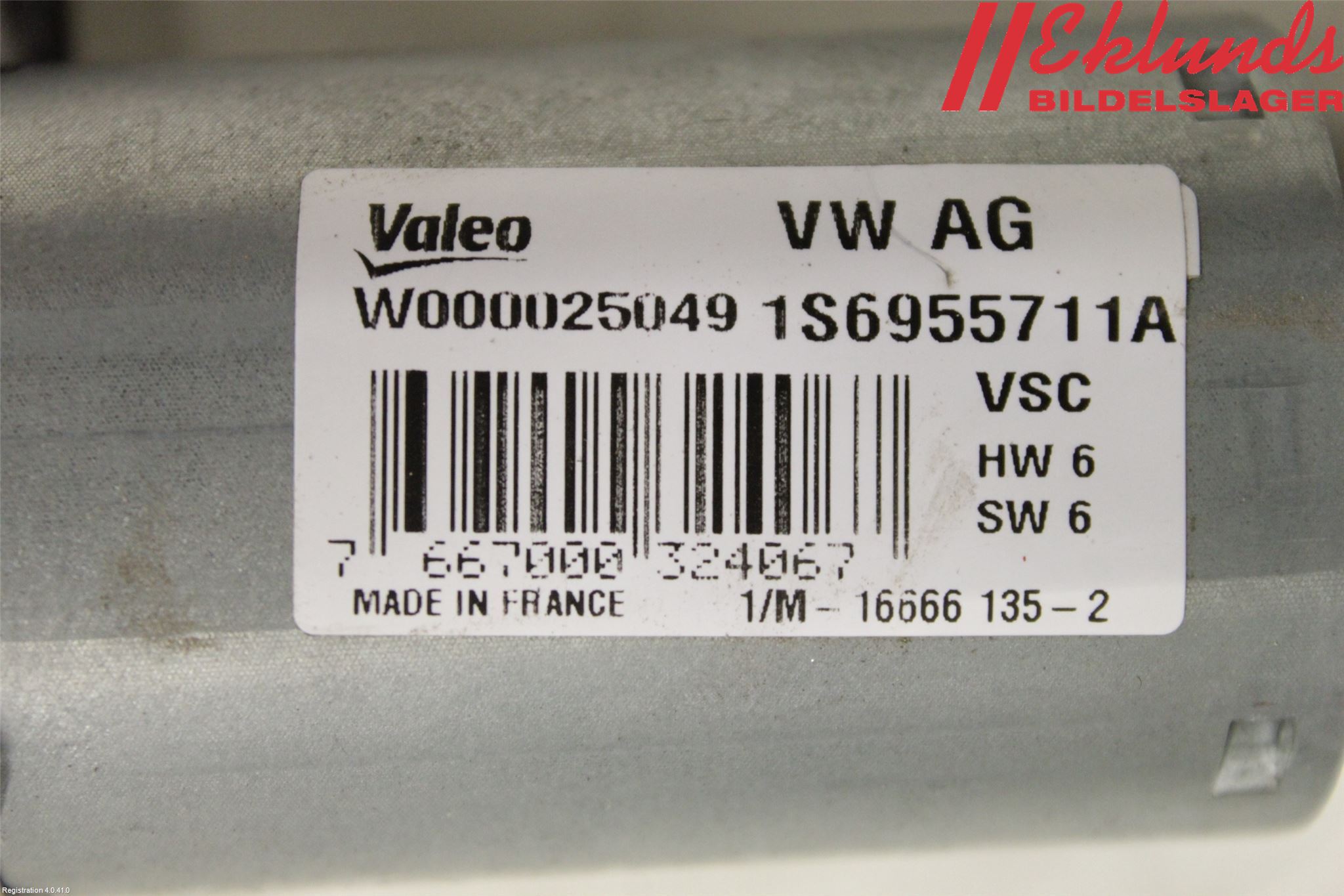 Skoda CITIGO / CITIGO E IV Torkarmotor Baklucka