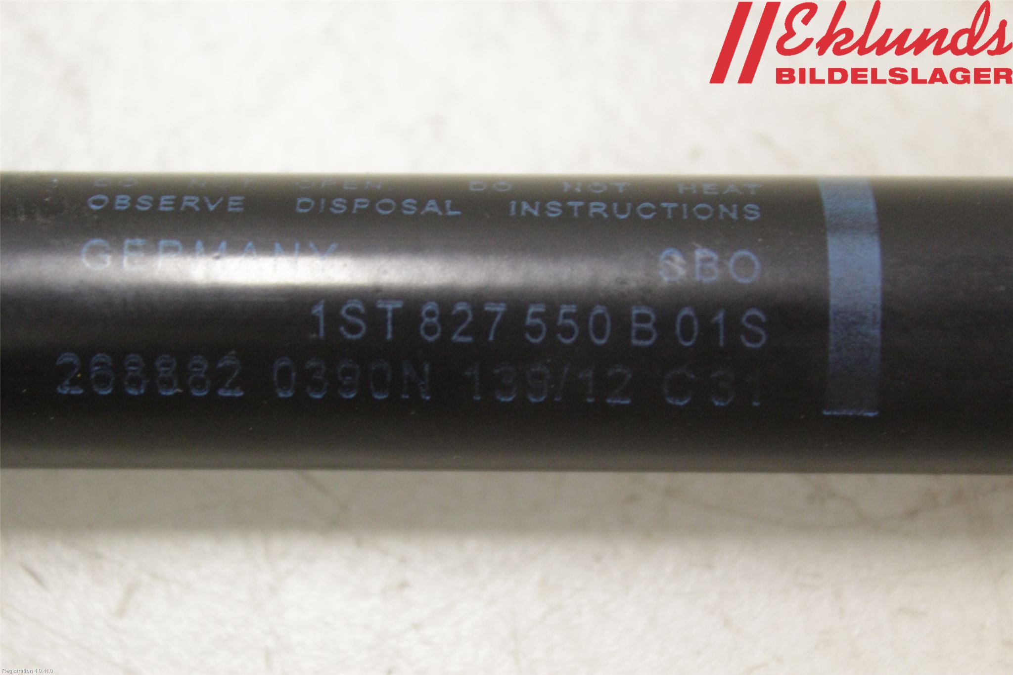 Skoda CITIGO / CITIGO E IV Gasfjäder Baklucka