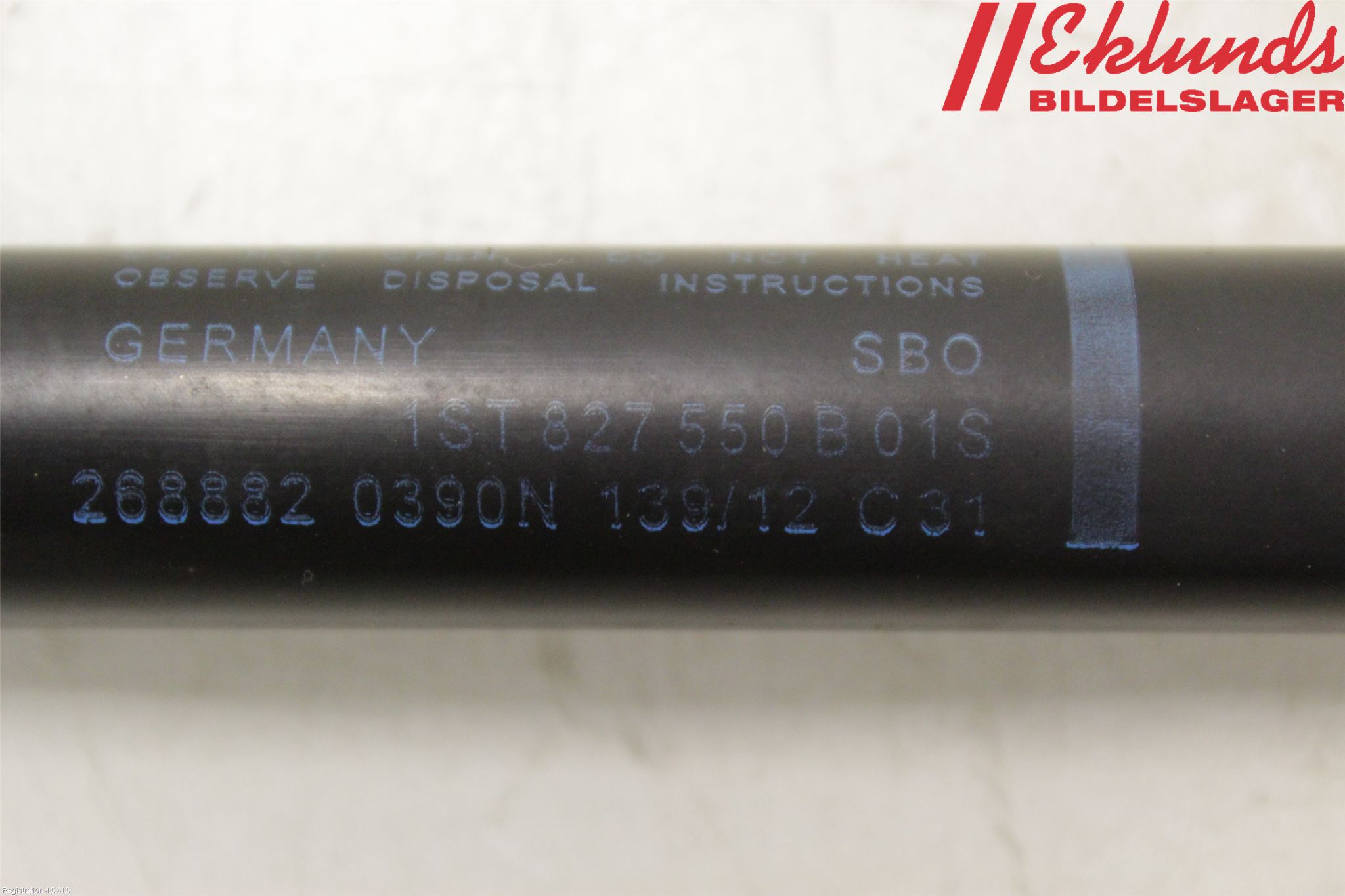 Skoda CITIGO / CITIGO E IV Gasfjäder Baklucka