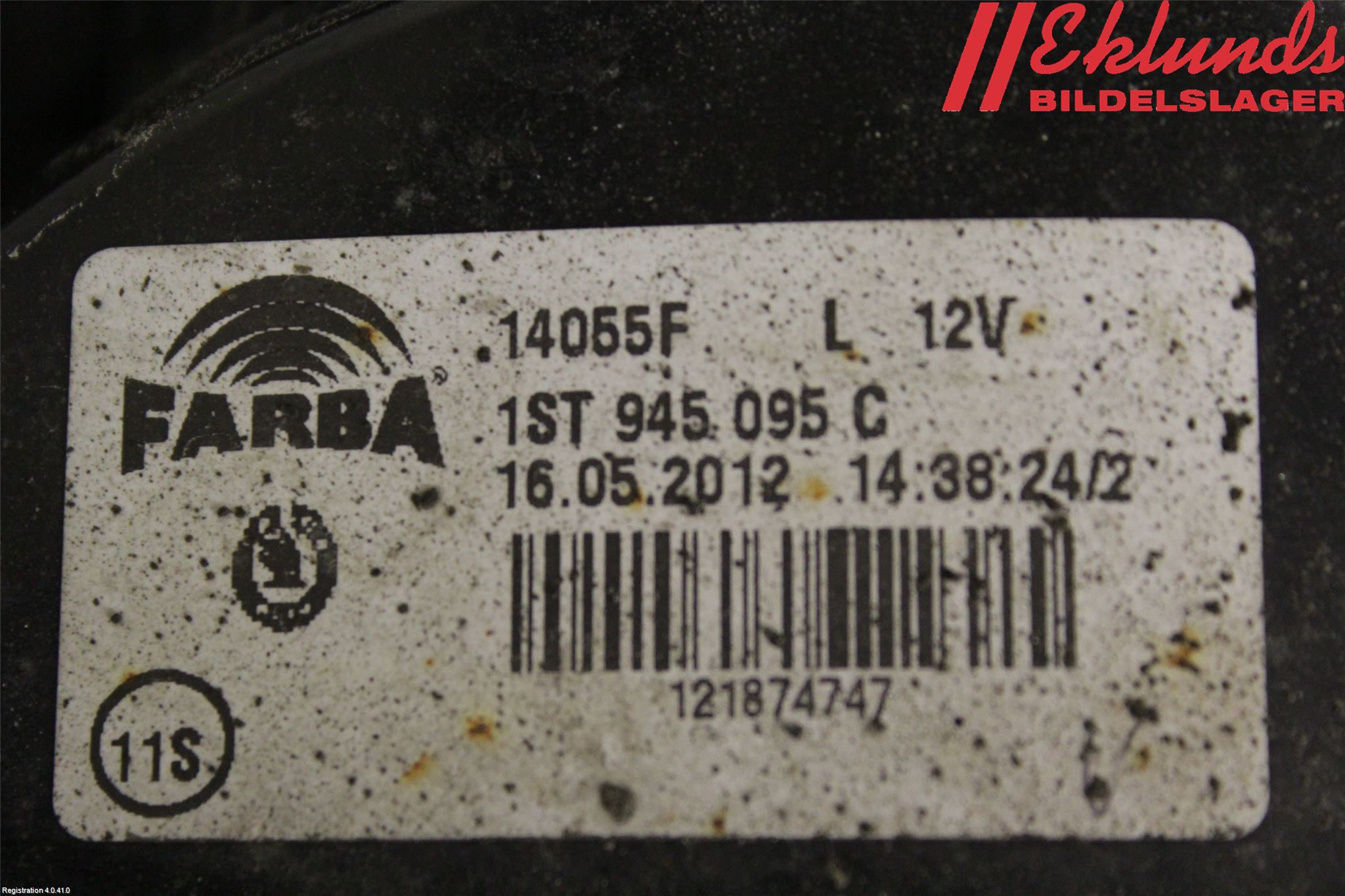 Skoda CITIGO / CITIGO E IV Bakljus Vänster