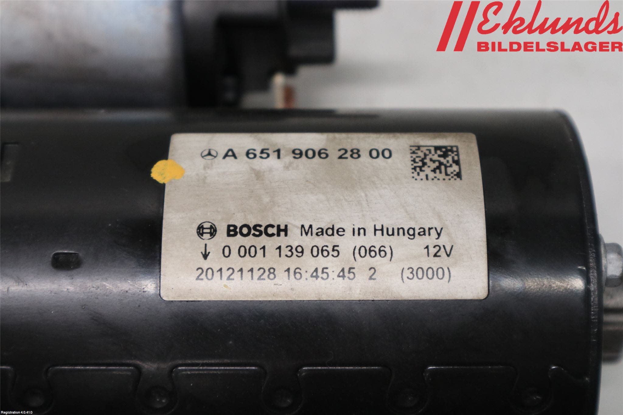 Mercedes-Benz MB C-KLASS (W204) 07-15 Startmotor Diesel