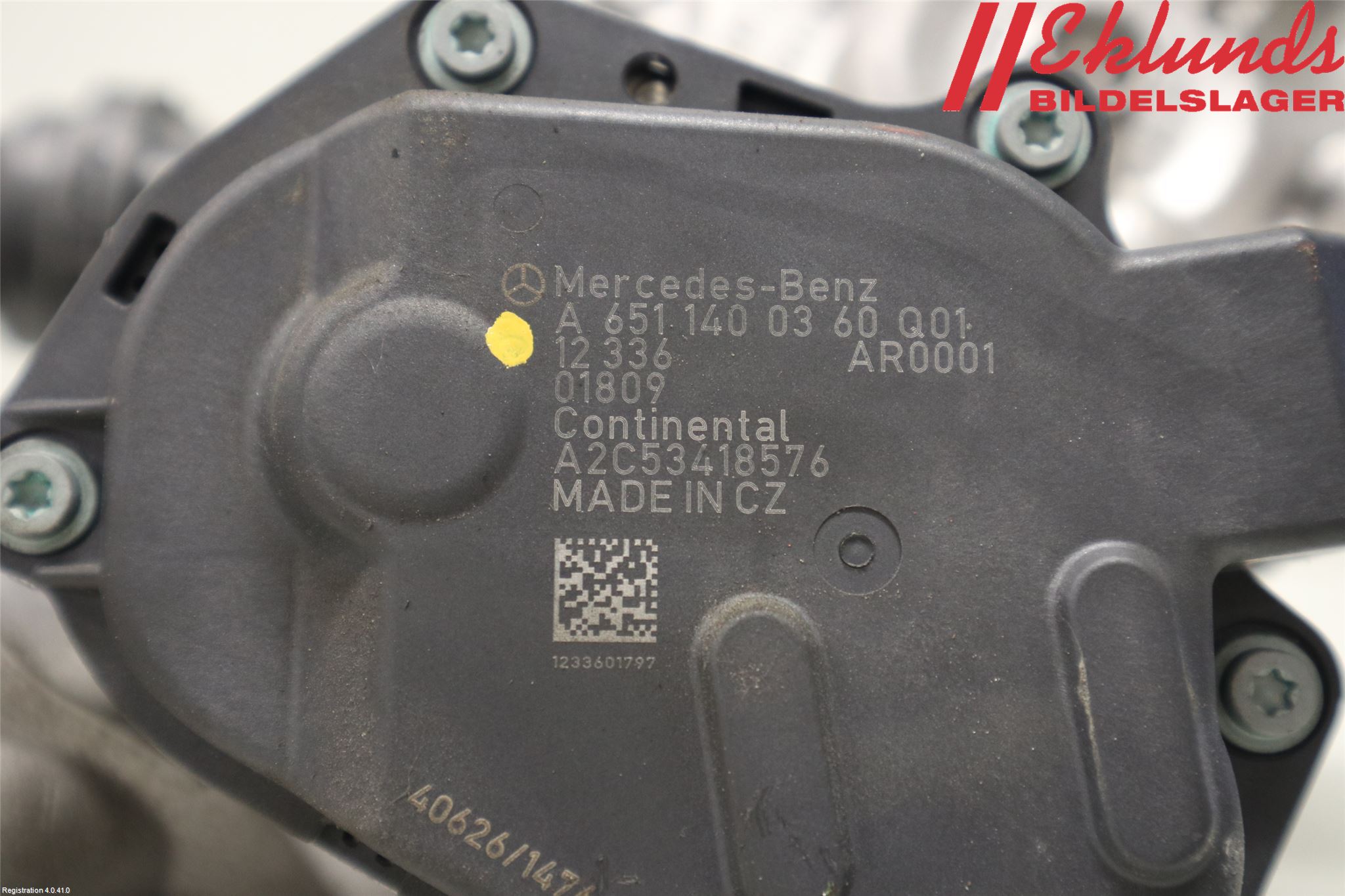 Mercedes-Benz MB C-KLASS (W204) 07-15 Egr Ventil