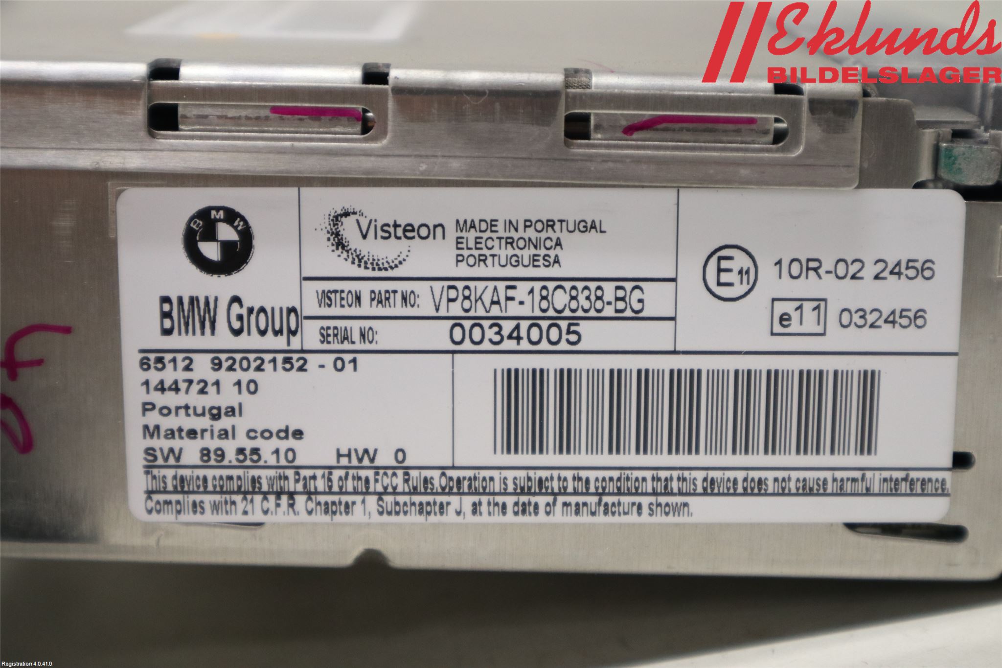 BMW 1 E87/81 5D/3D 03-11 Cd Radio - Multimediapanel