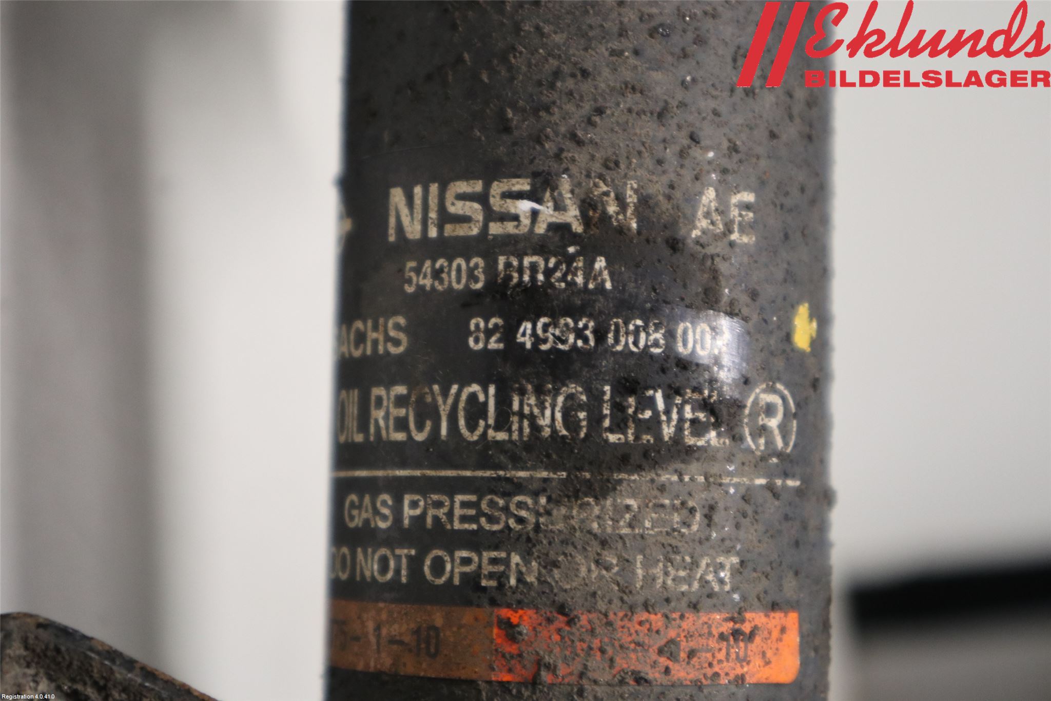 Nissan QASHQAI+2  10-14 Fjäderben Fram Vänster