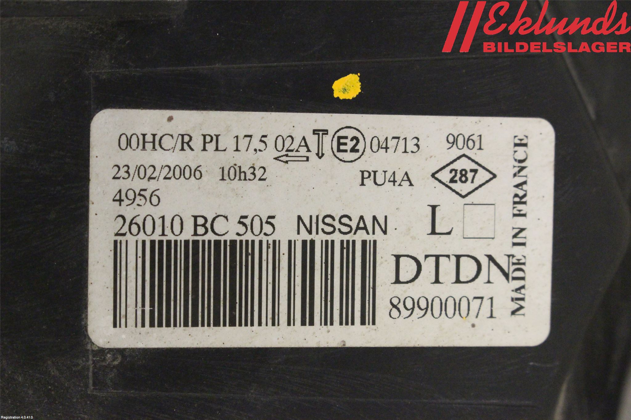 Nissan MICRA C+C Strålkastare Höger