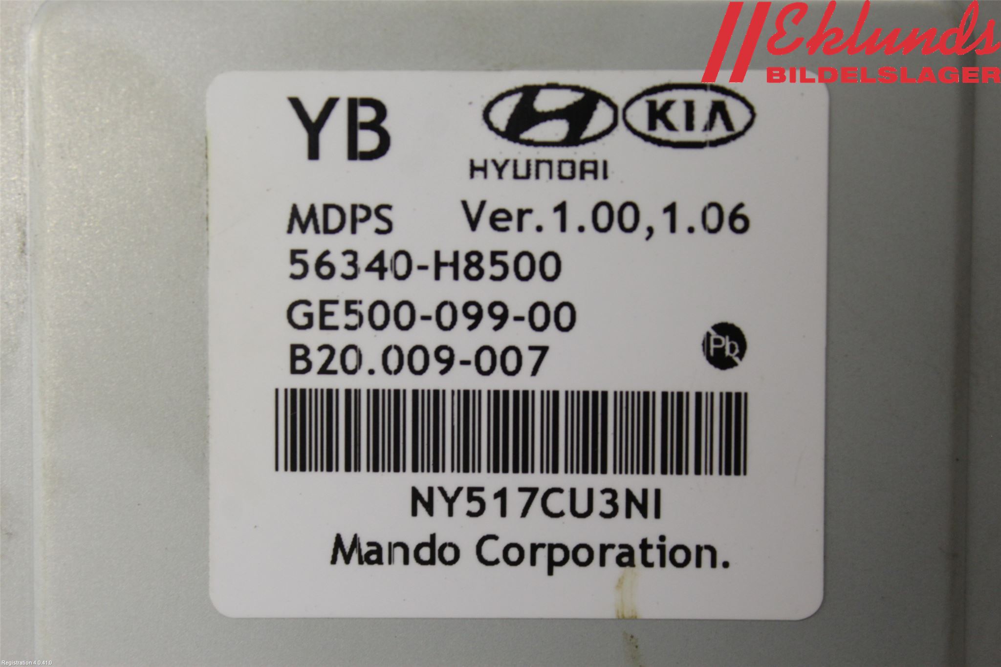 Kia STONIC 18->> Rattaxelagg Med Inb Servo