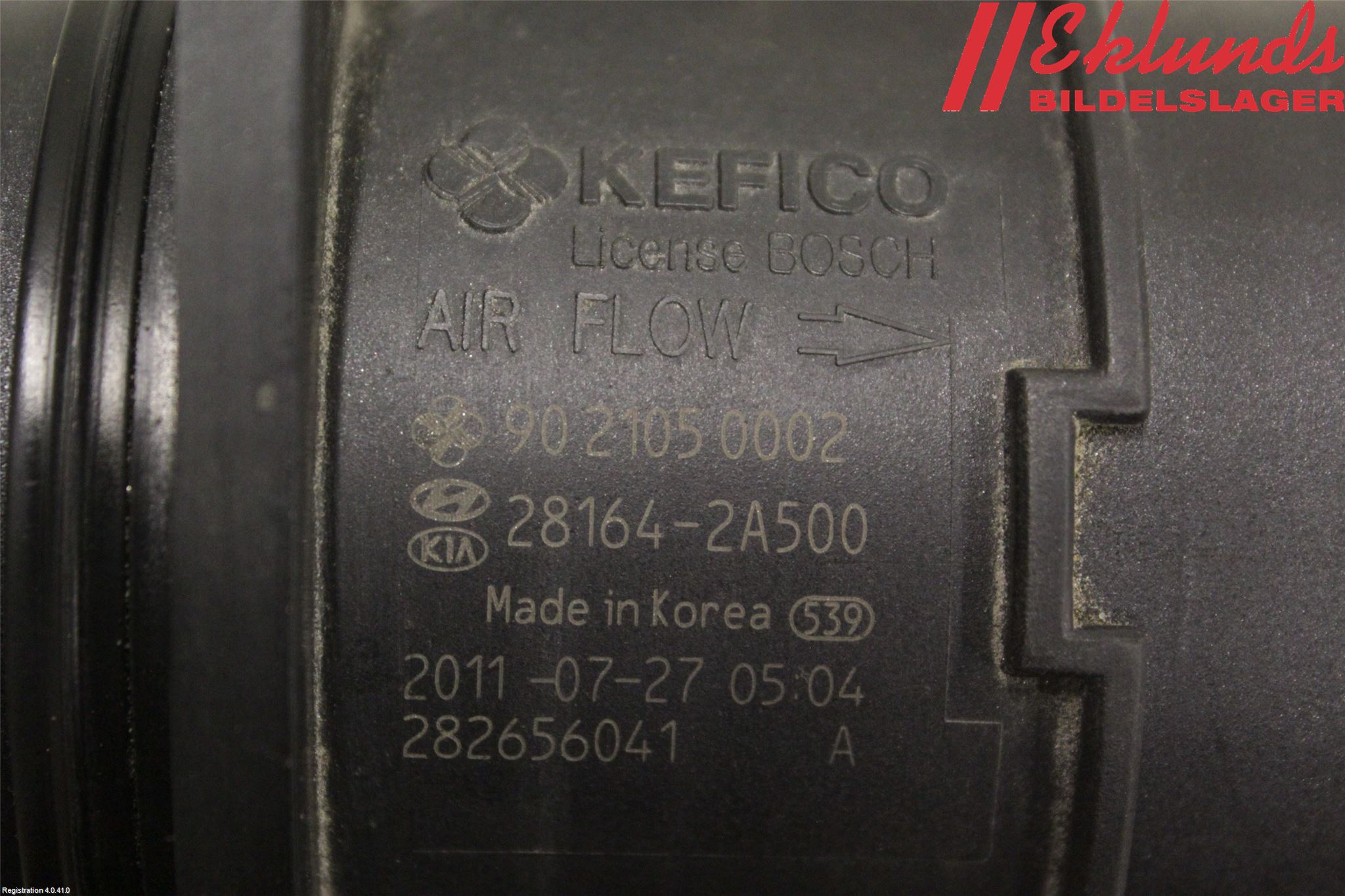 Kia VENGA 10-19 Injluftmassamätare