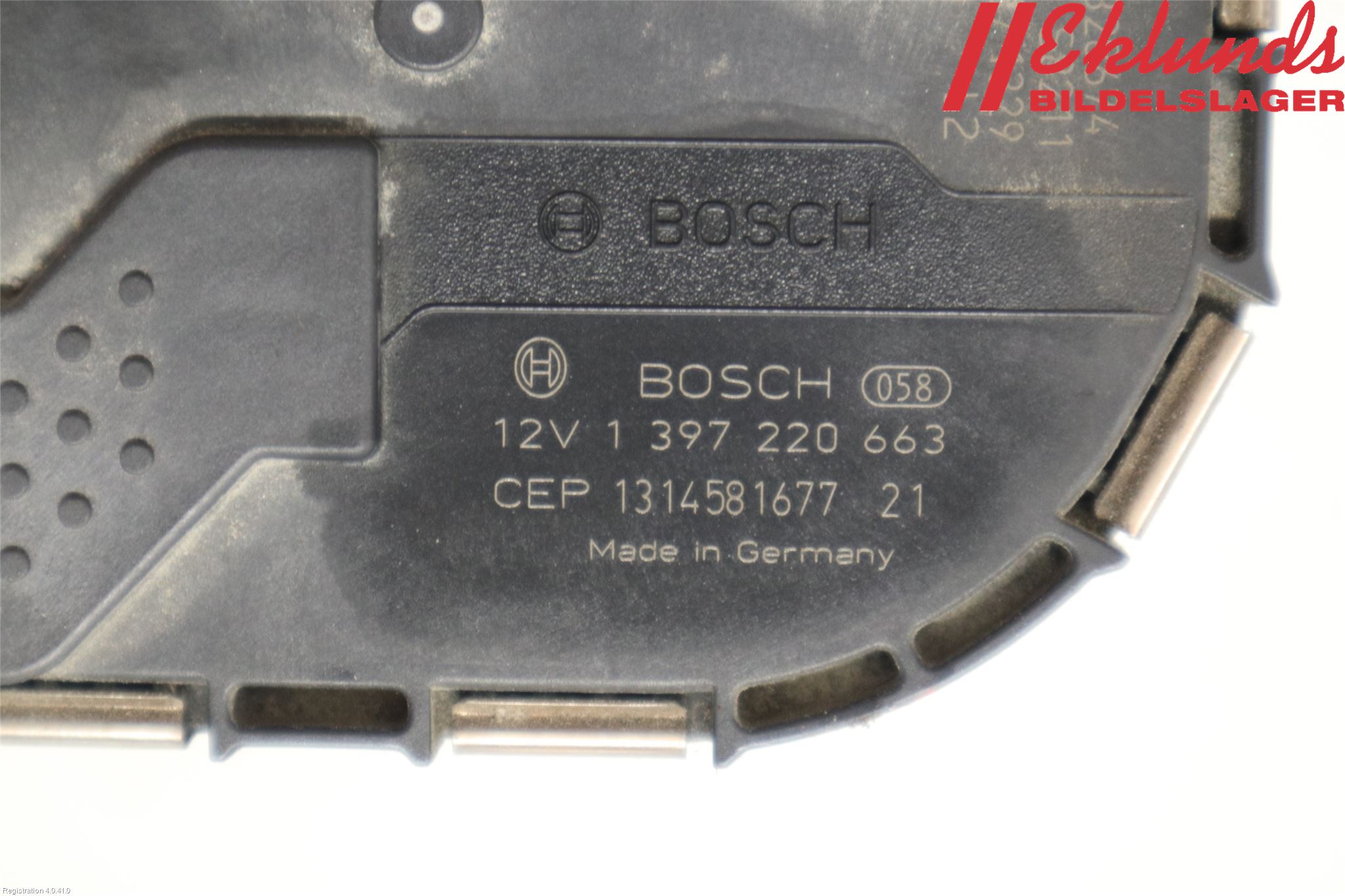 Volkswagen VW GOLF / E-GOLF VII 13-20 Torkarmotor Vindruta
