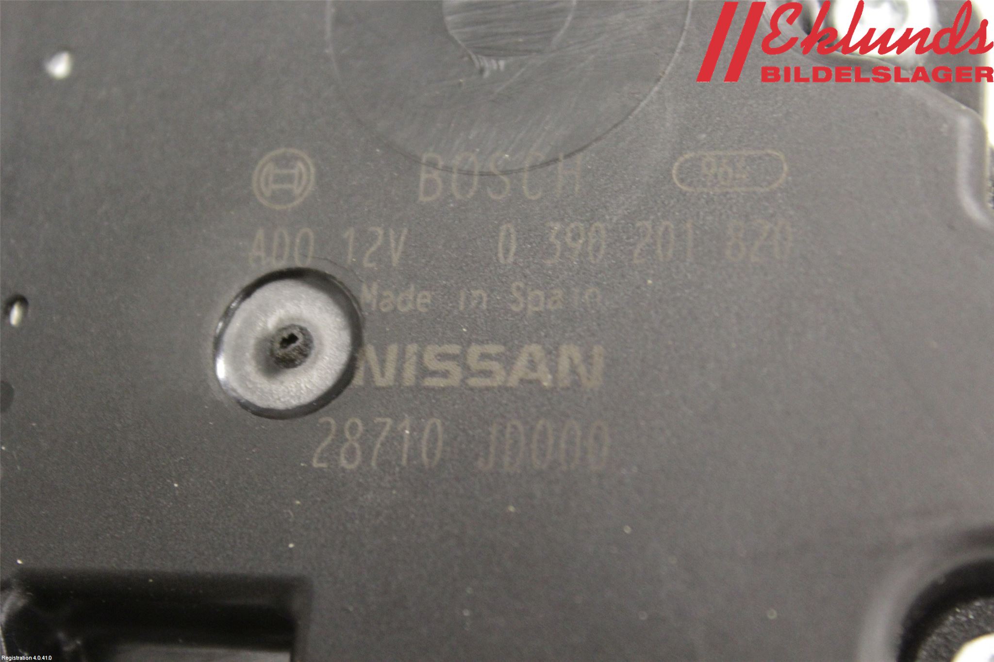 Nissan QASHQAI+2  10-14 Torkarmotor Baklucka
