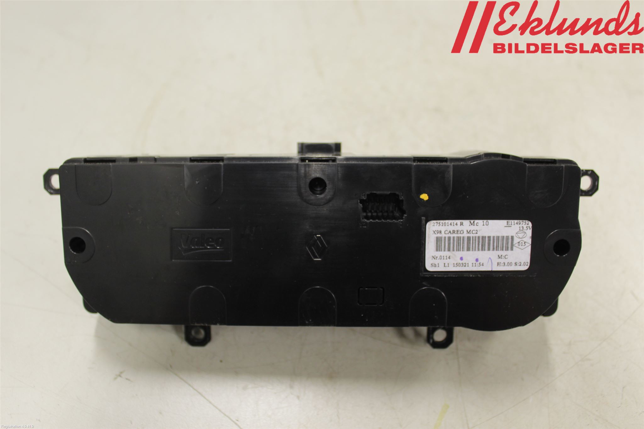 Renault CLIO IV 12-16 Ac Styrenhet Ac Manöveren