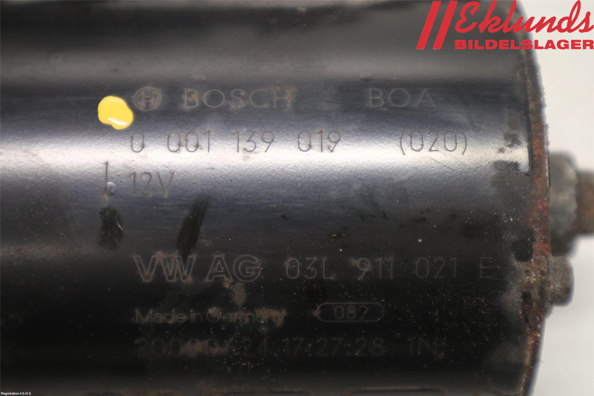 Audi A4/S4 08-11 Startmotor Diesel