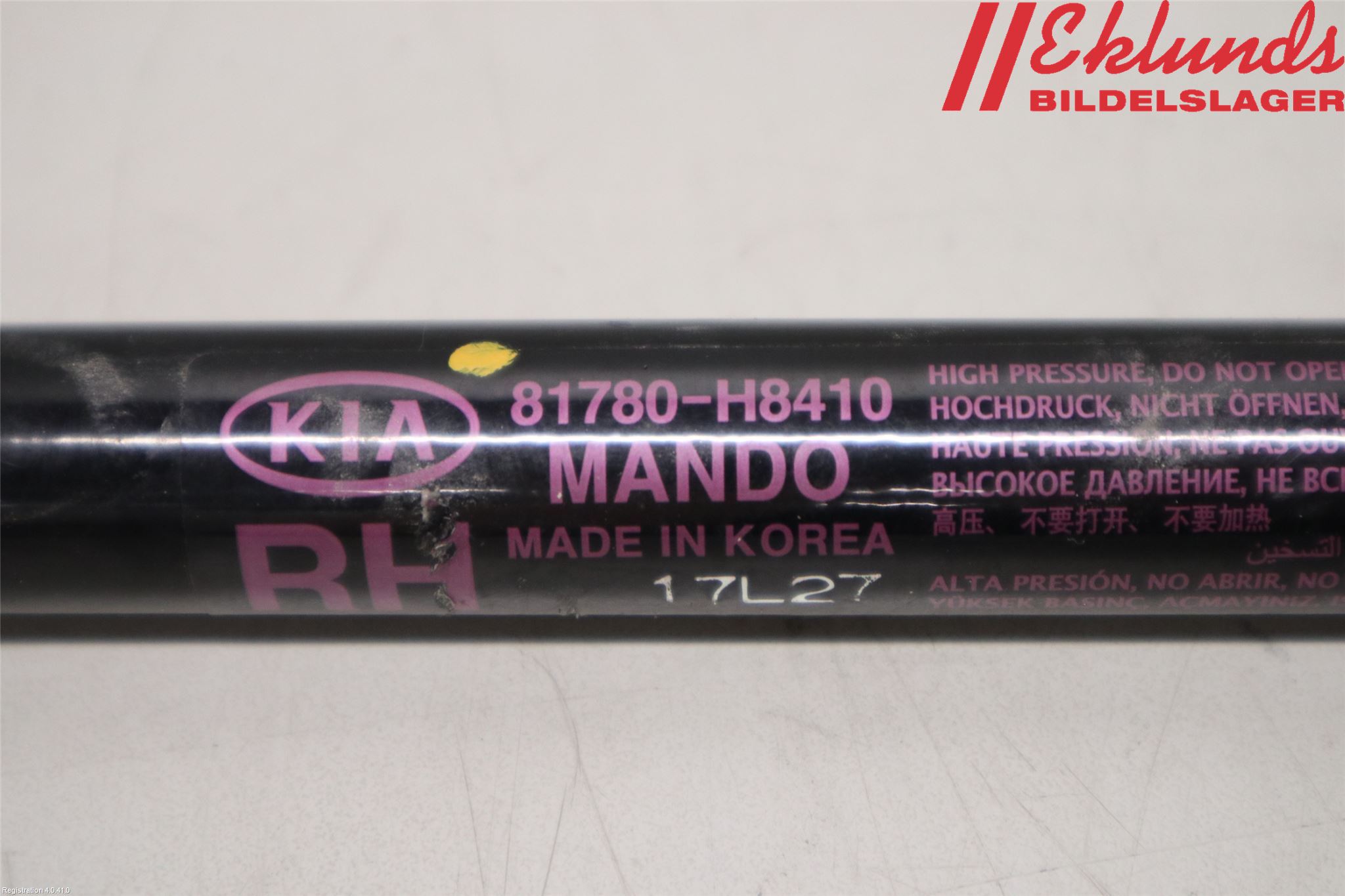 Kia STONIC 18->> Gasfjäder Baklucka