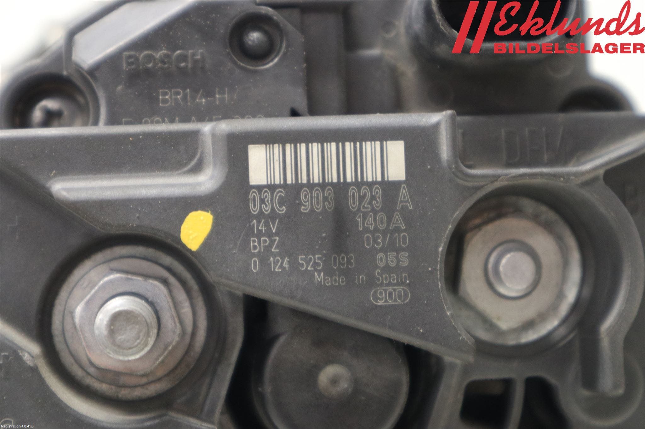 Volkswagen VW GOLF VI 09-13 Generator