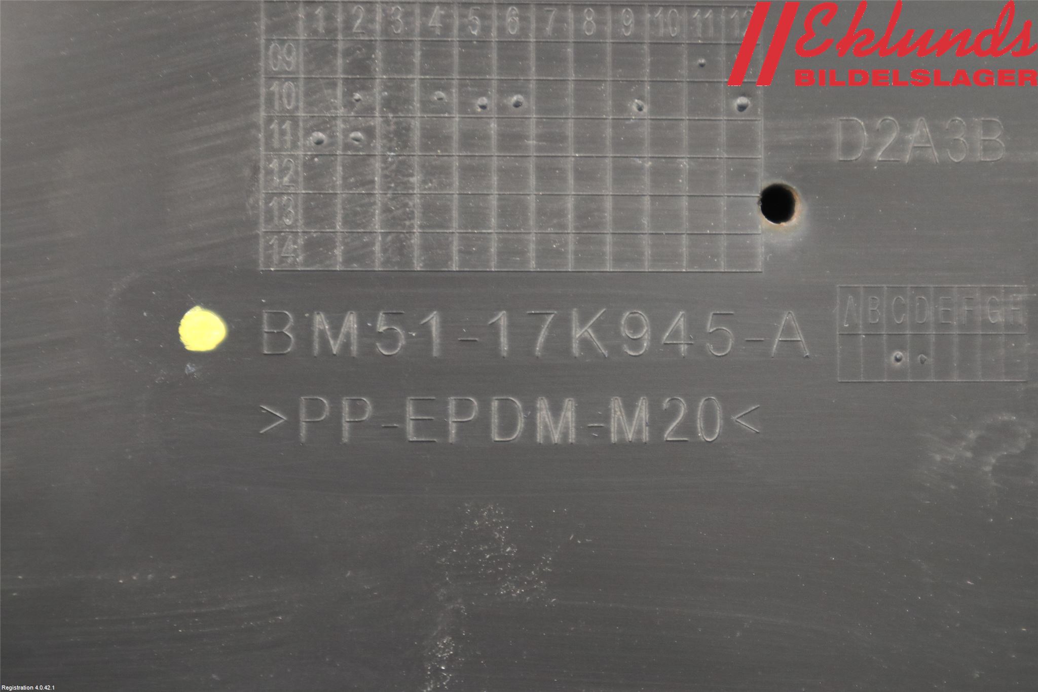 Ford FOCUS 11-14 Stöt Utfyllnad-List-Grill