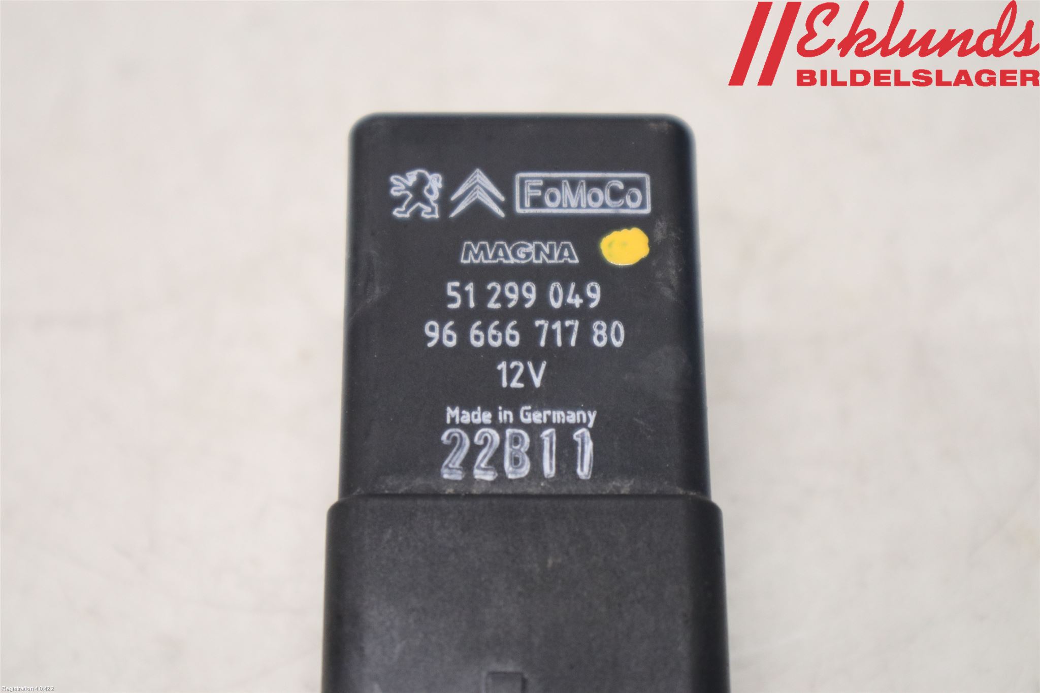 Ford FOCUS 11-14 Relä Glödning Diesel