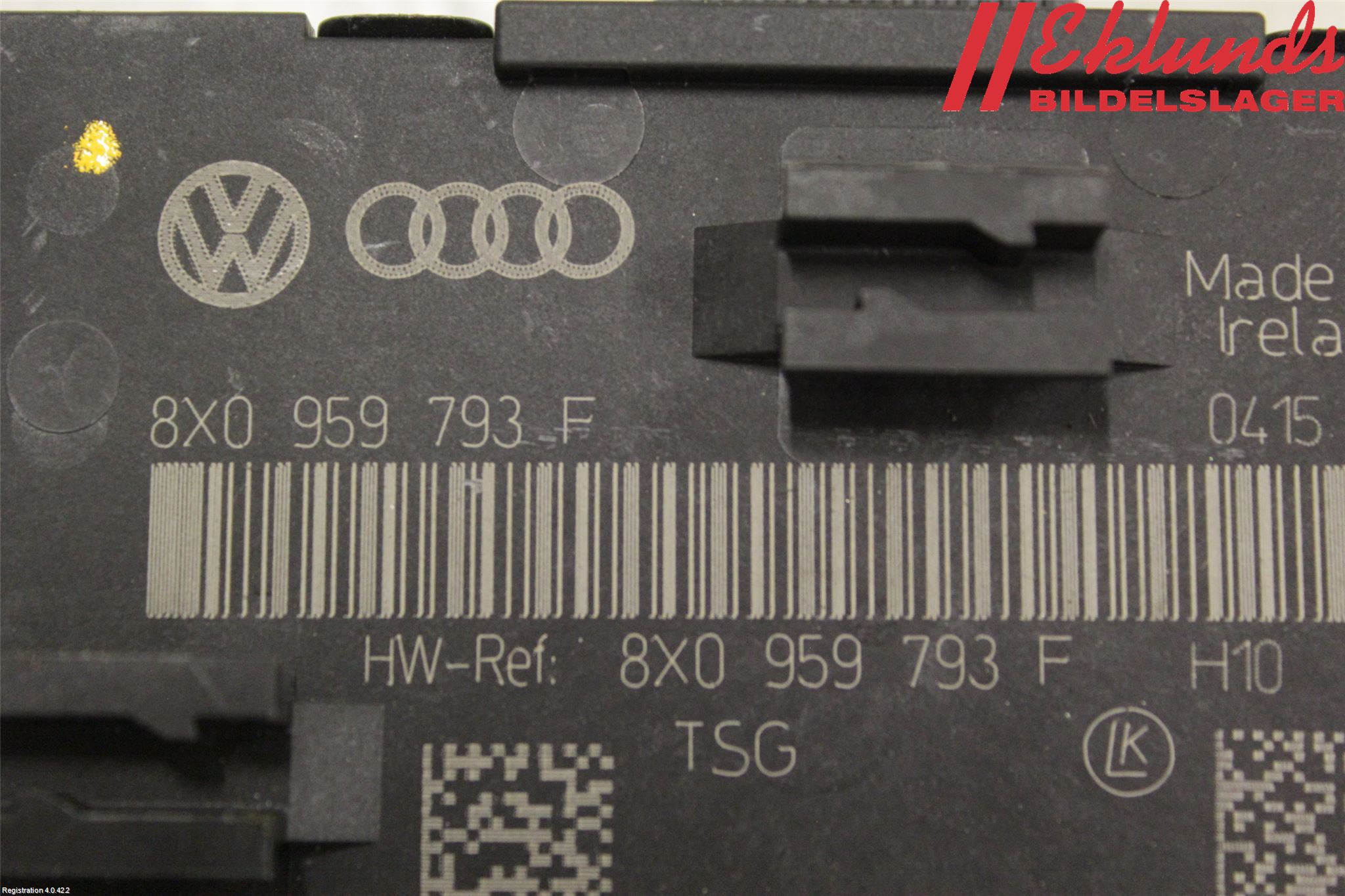 Audi A1/S1 11-18 Styrenhet Dörr