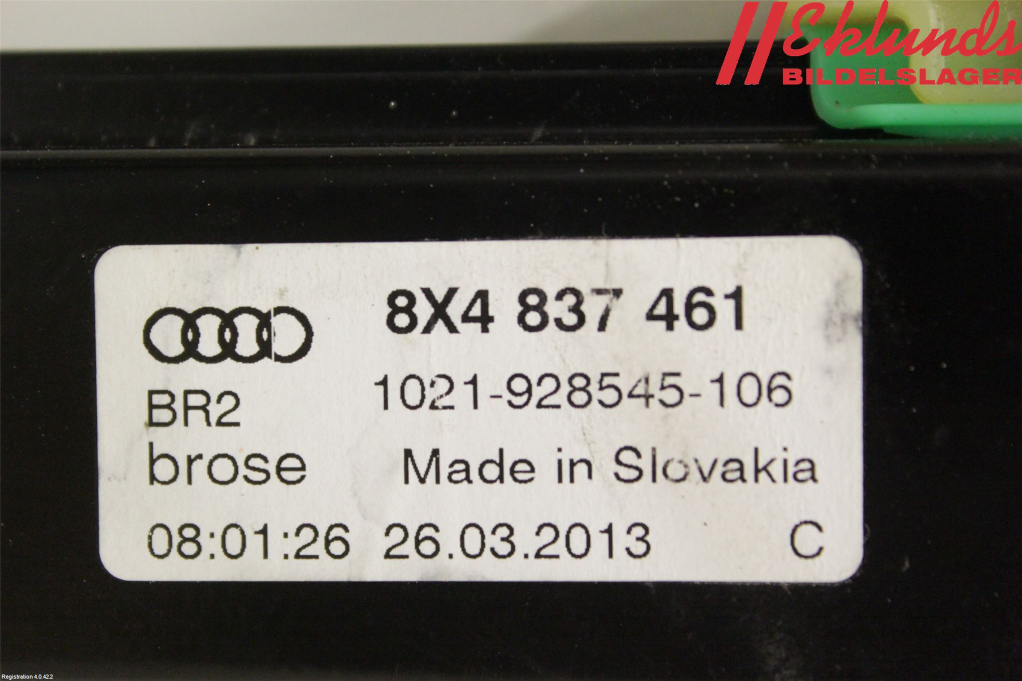 Audi A1/S1 11-18 Fönsterhiss El Kompl