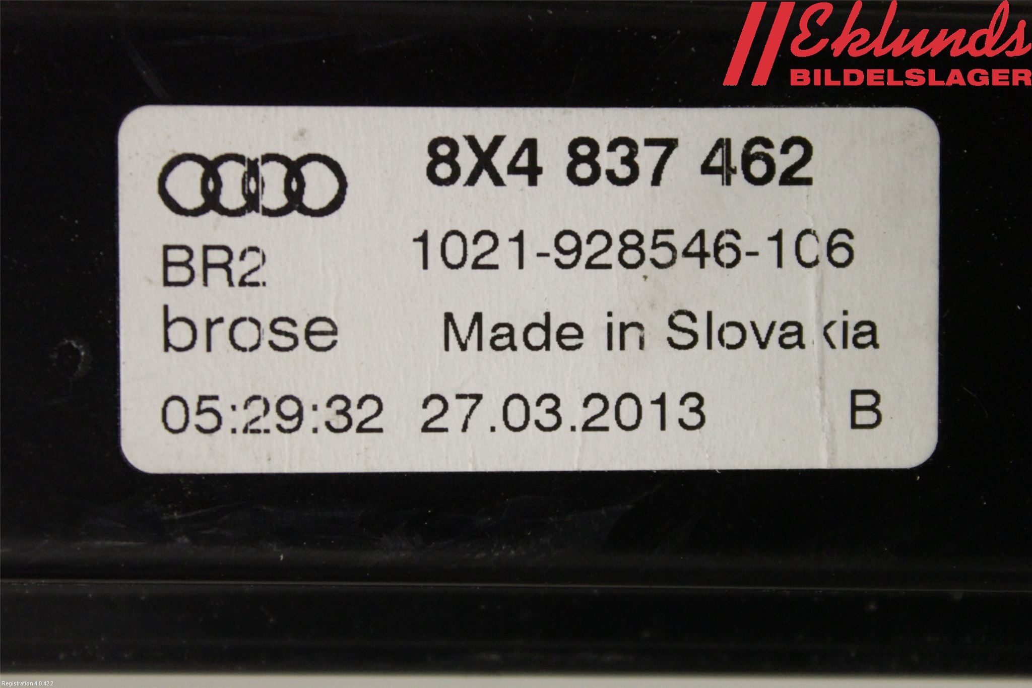 Audi A1/S1 11-18 Fönsterhiss El Kompl