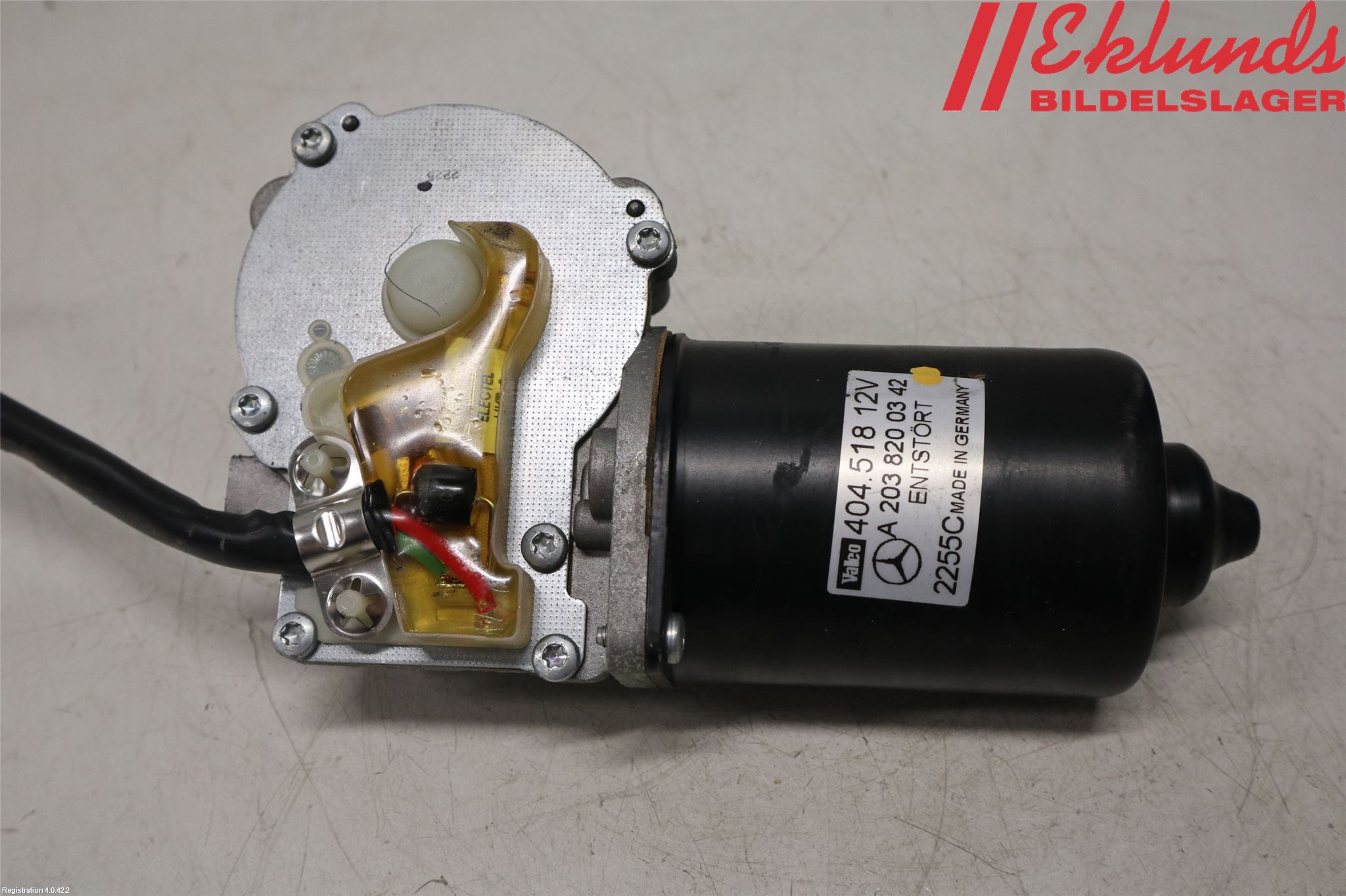 Mercedes-Benz MB C (203) 00-07 Torkarmotor Vindruta