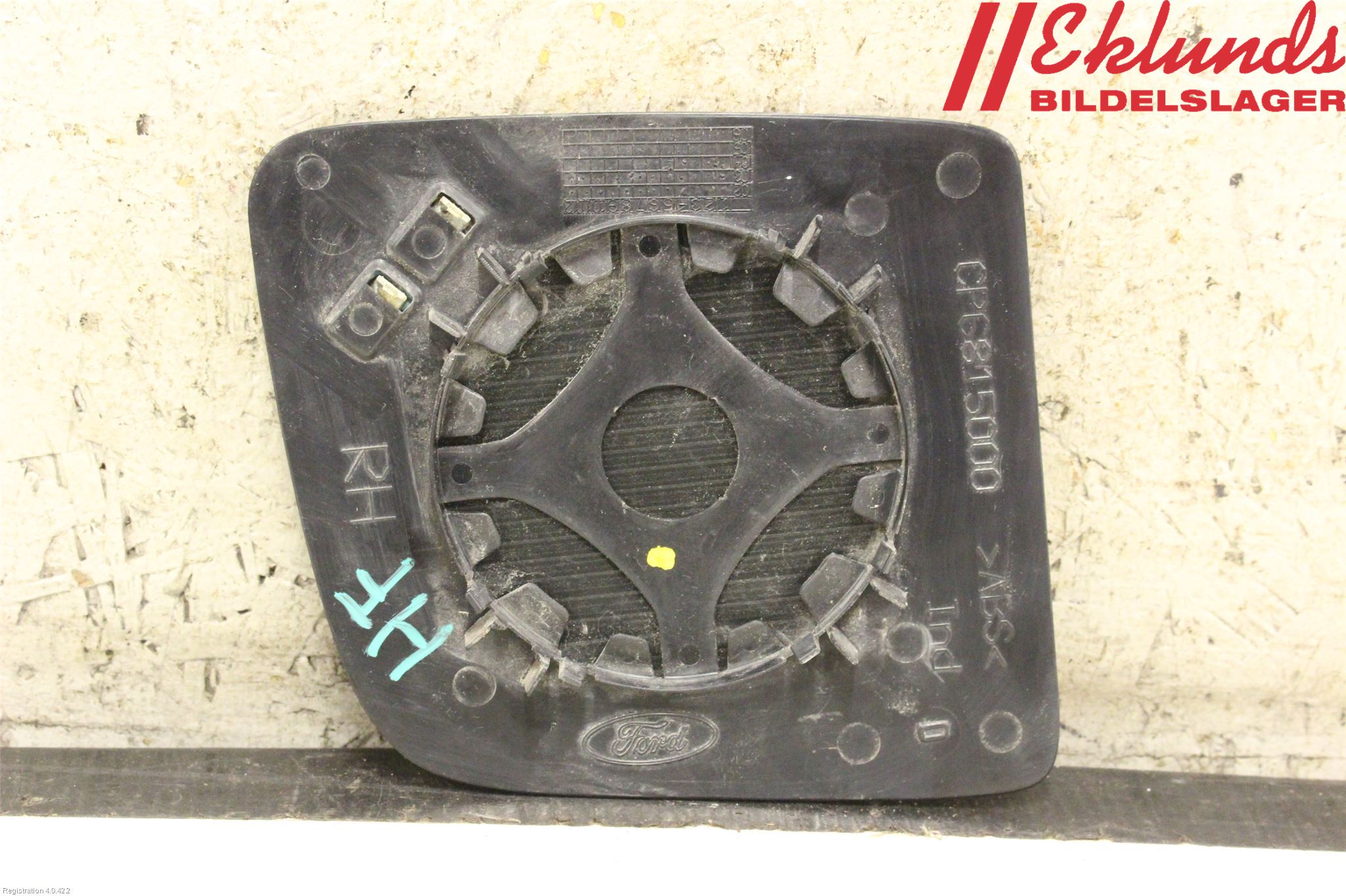 Ford TRANSIT CONNECT 03-08 Spegelglas Hö